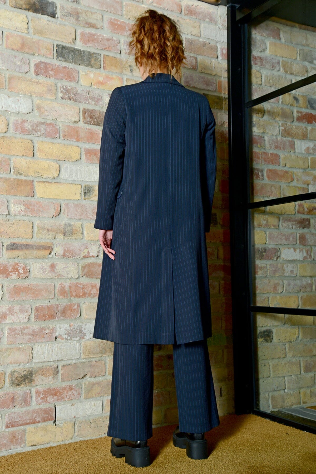 BACK TO THE FUTURE NAVY PINSTRIPE