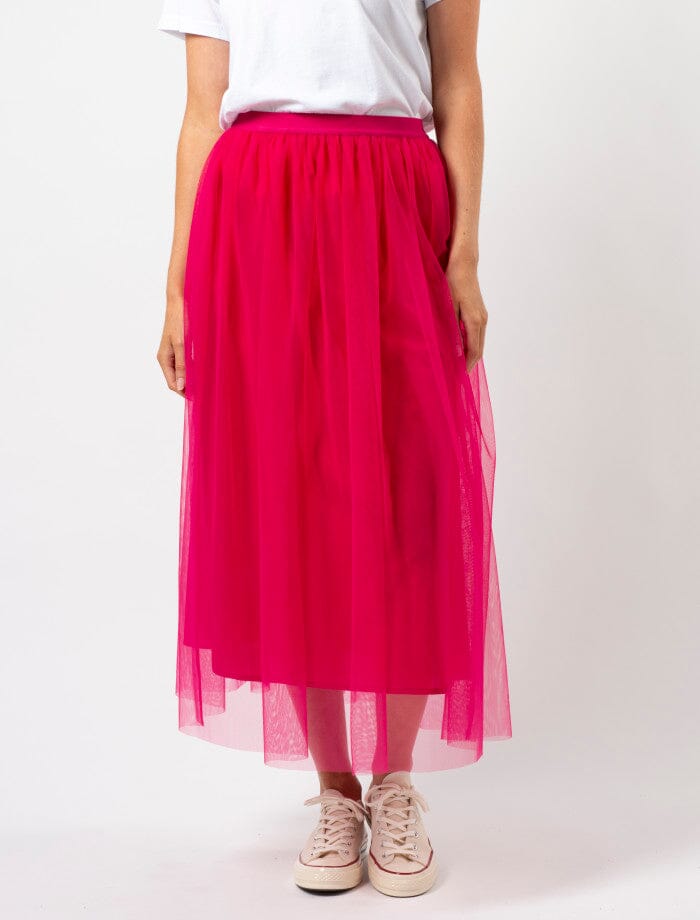 TULLY SKIRT HOT PINK