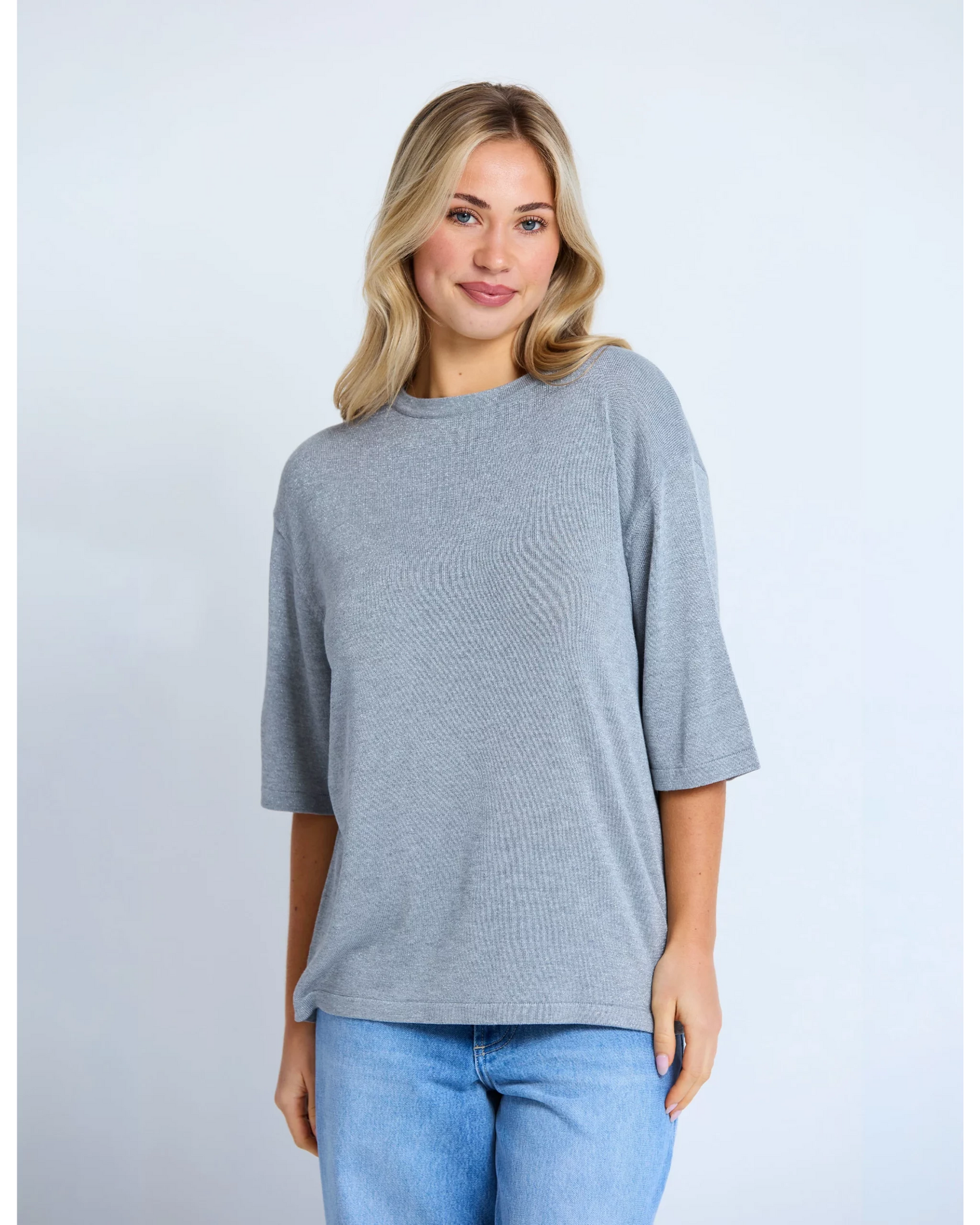 Aretha Knit Silver Shimmer