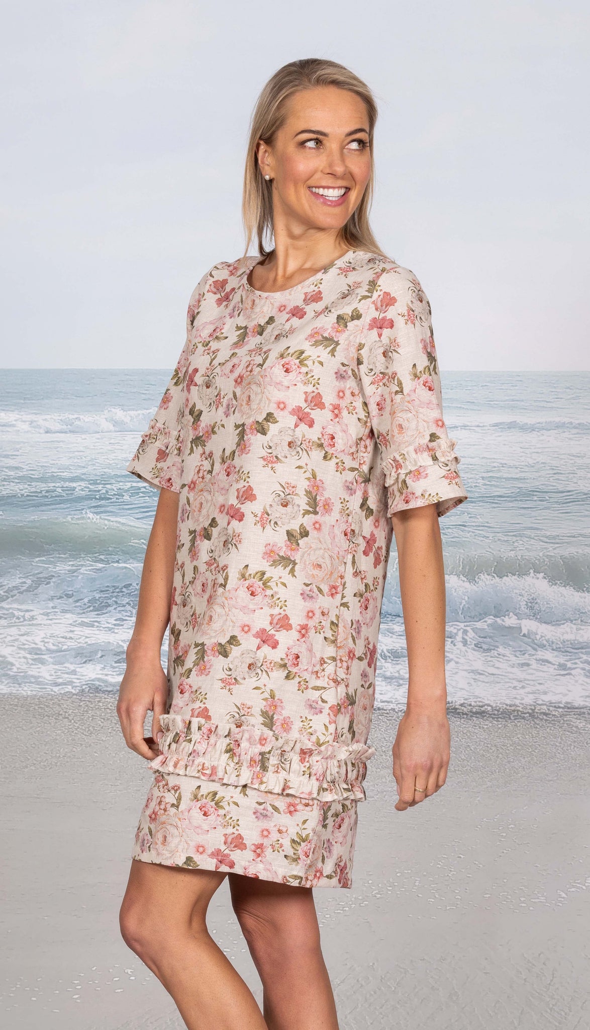 Maxi Dress - Floral Sand