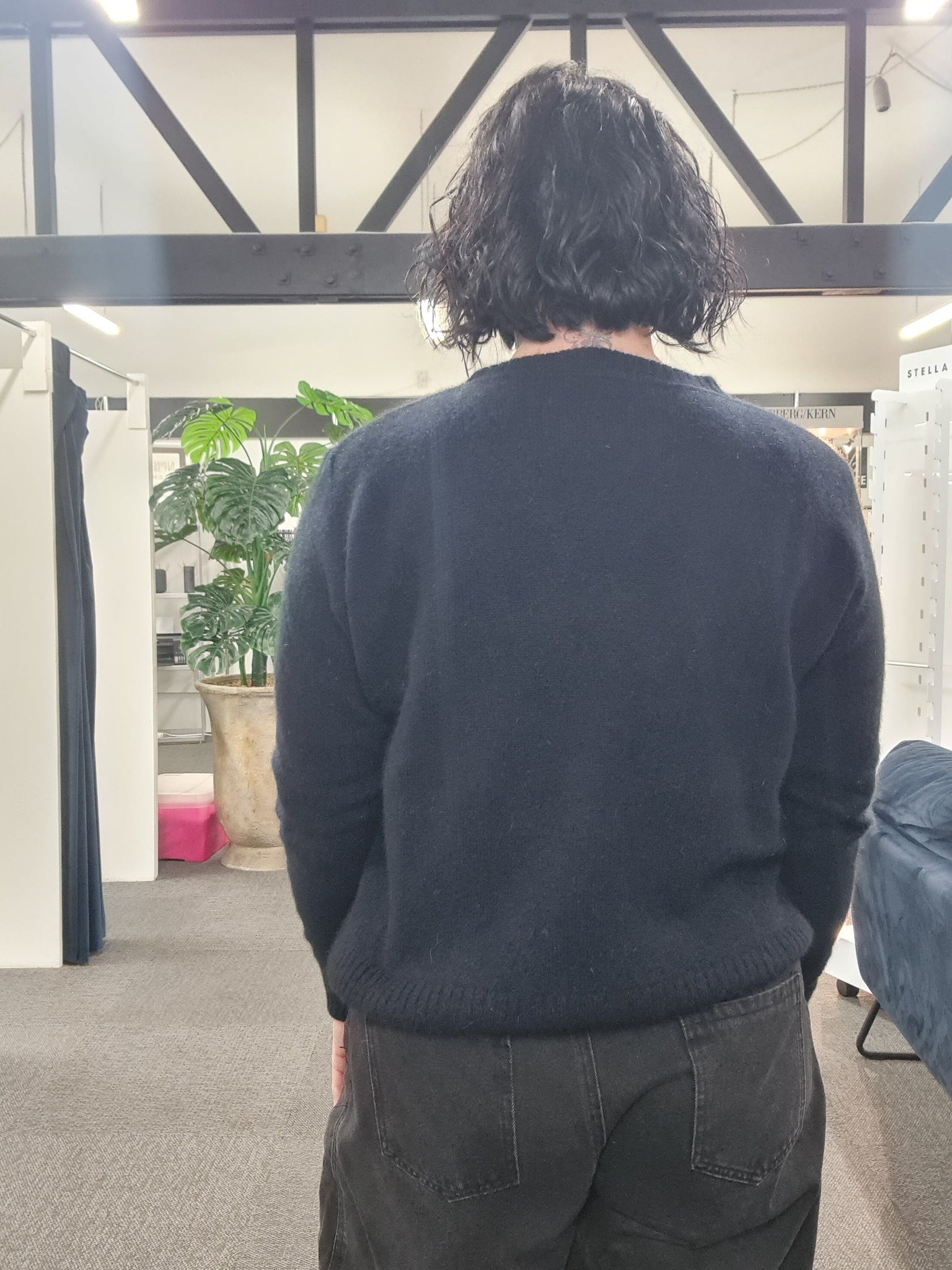 Crew Neck Jumper Navy