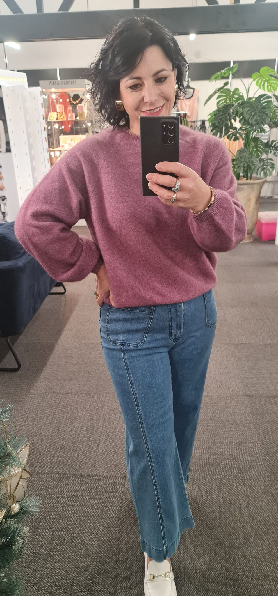 BELLOW SLEEVE - MAUVE