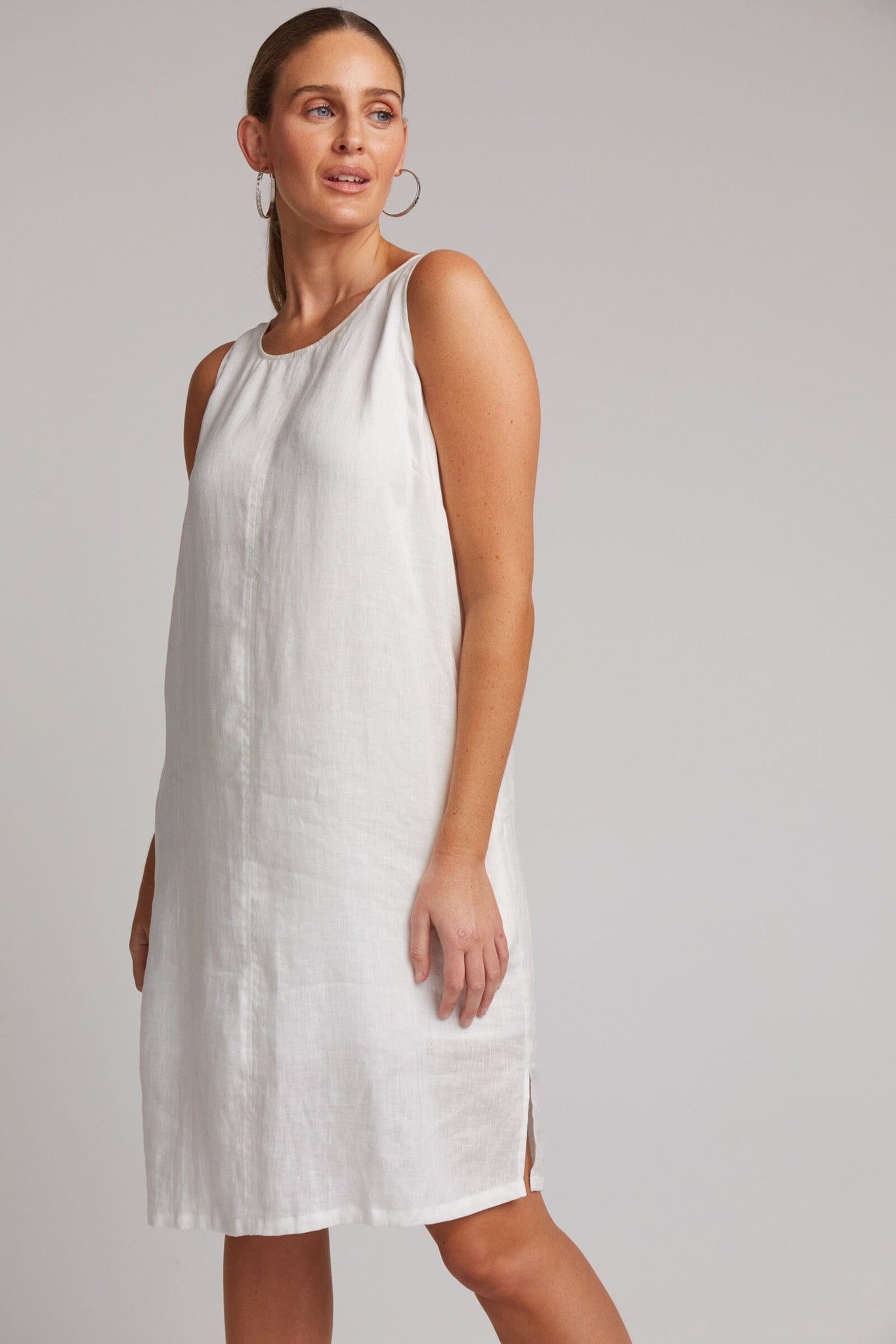 Studio Midi Dress - Salt