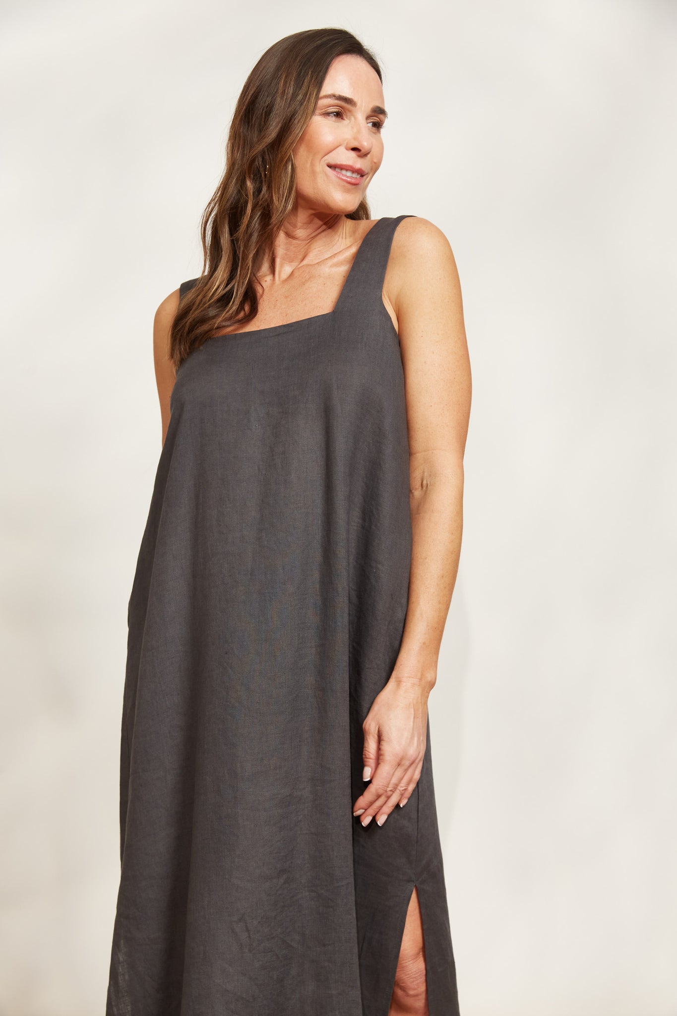 Halcyon Tank Dress - Oyster