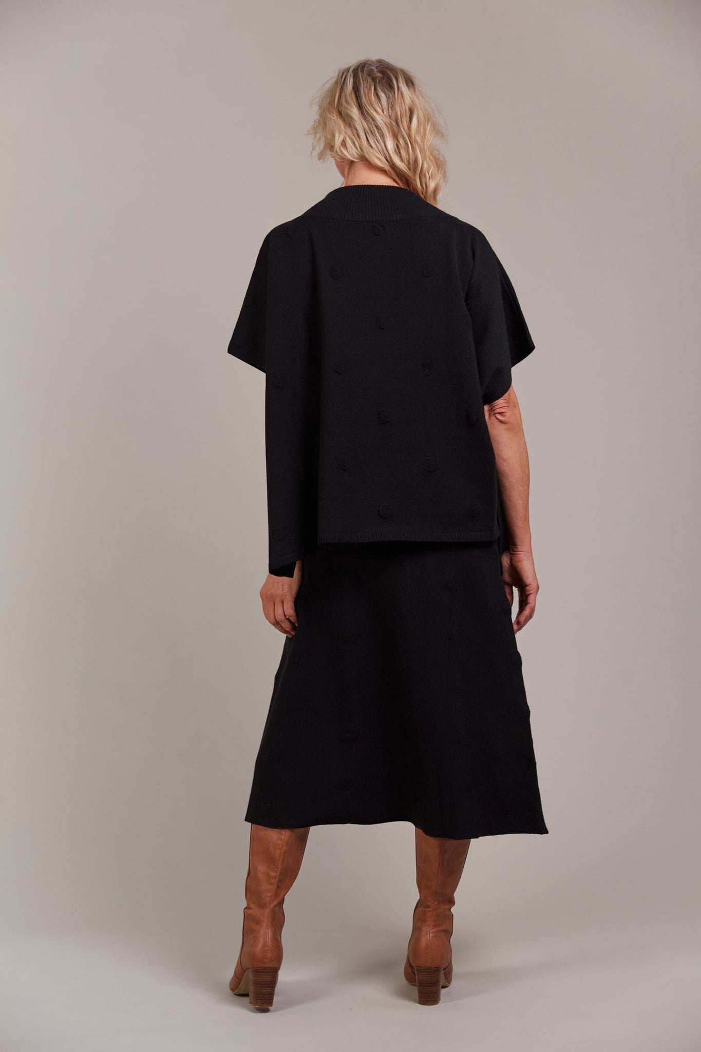 Masa Knit Skirt - Black