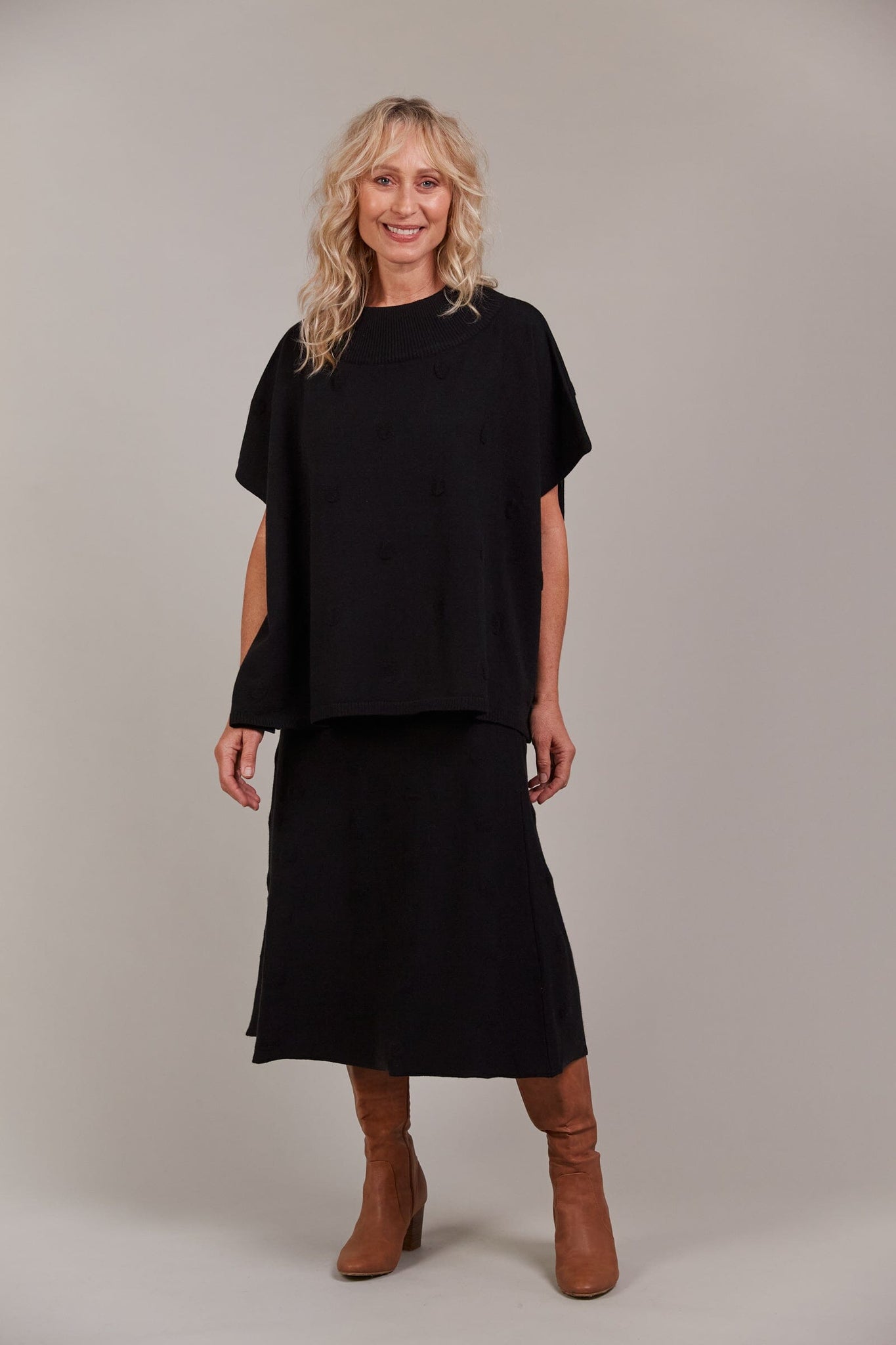 Masa Knit Skirt - Black