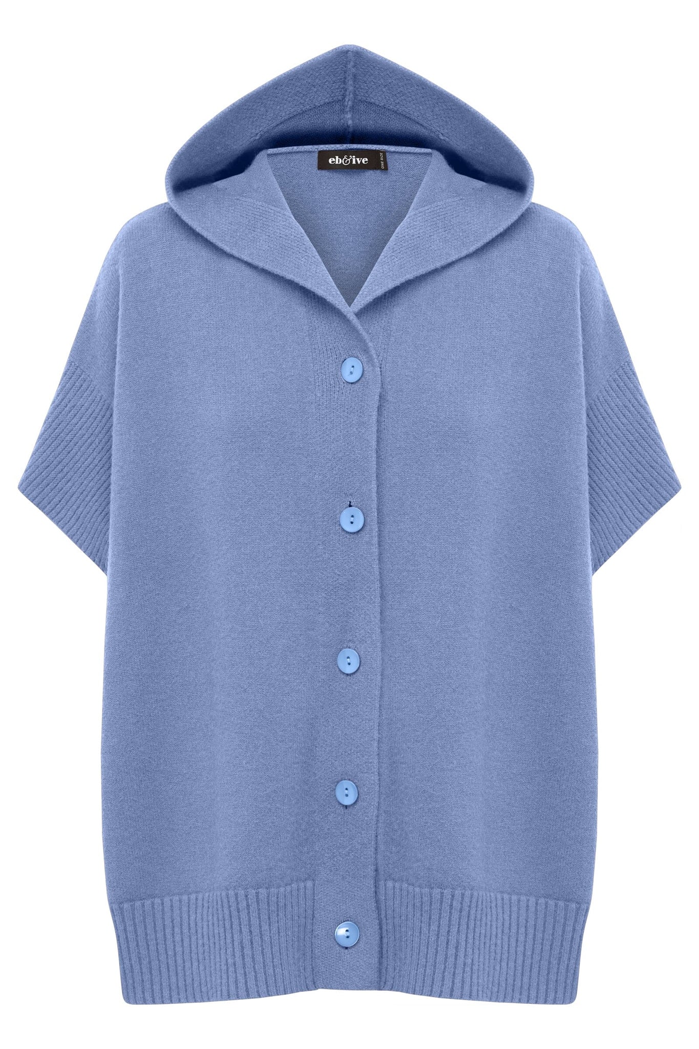 Estel Hood Knit Demin