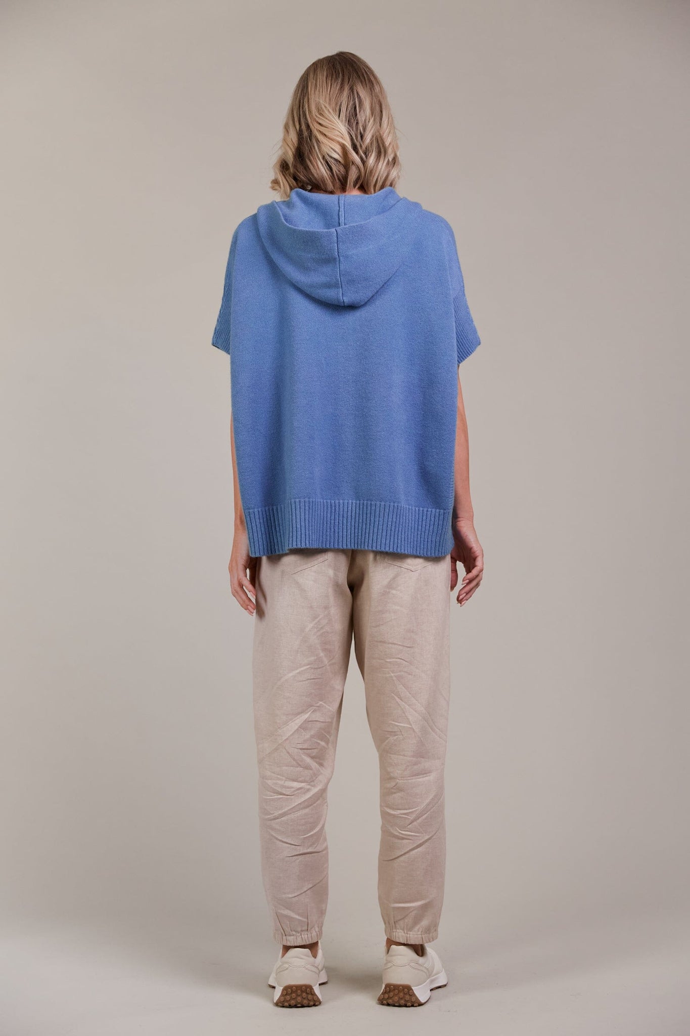 Estel Hood Knit Demin