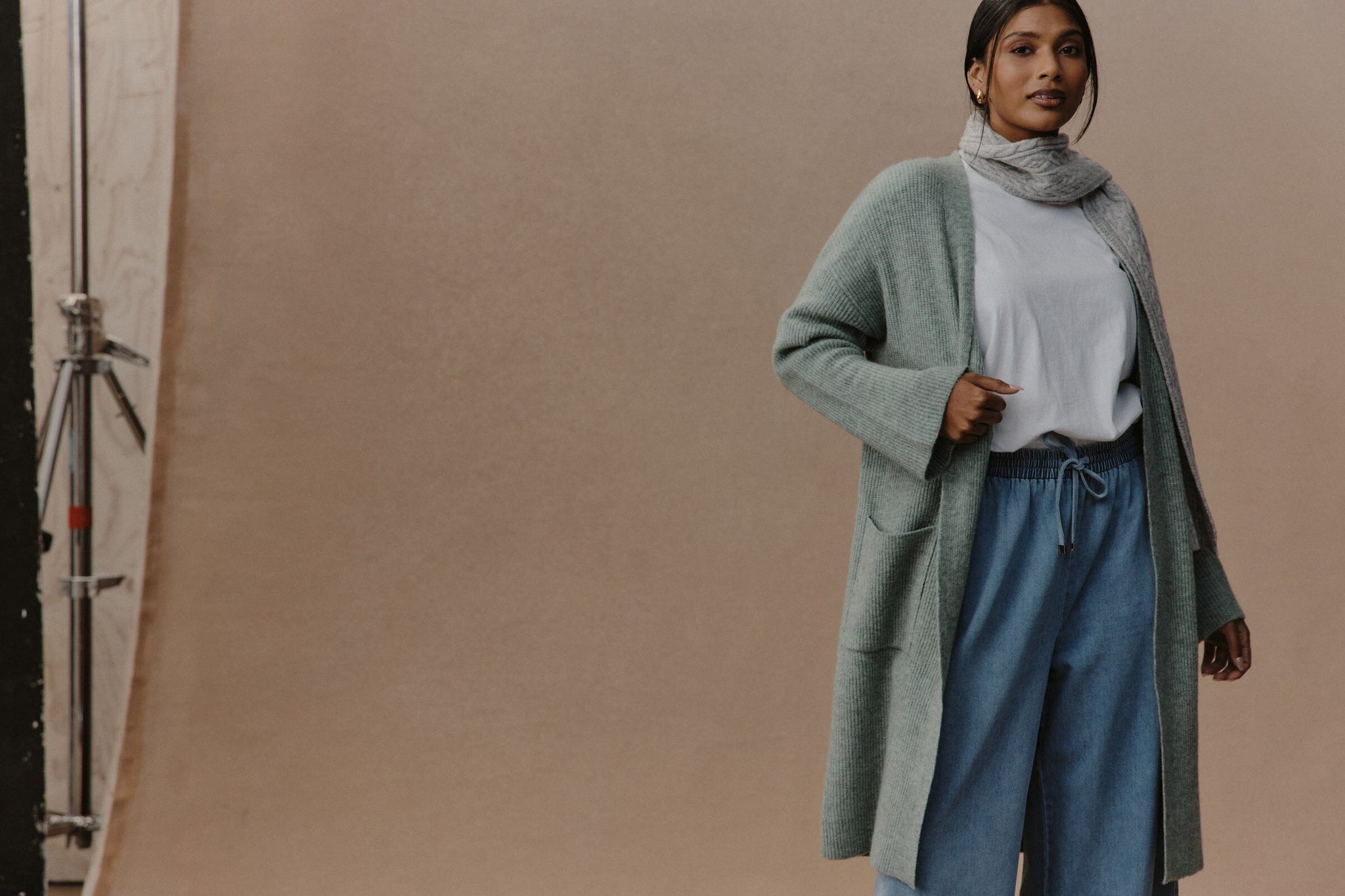 Merano Oversize Cardigan - Jasper
