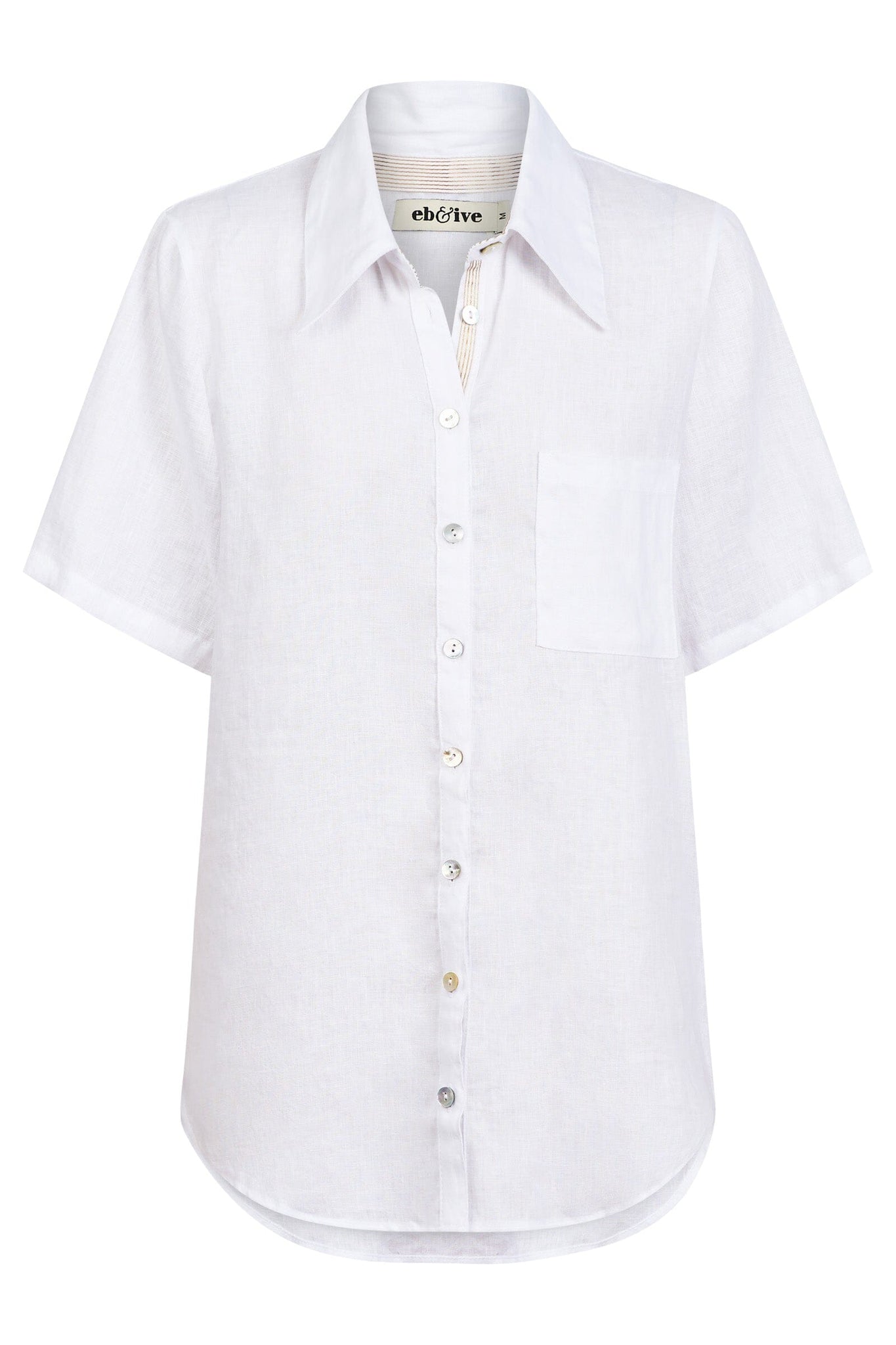 Studio Short Sleeve Shirt - White