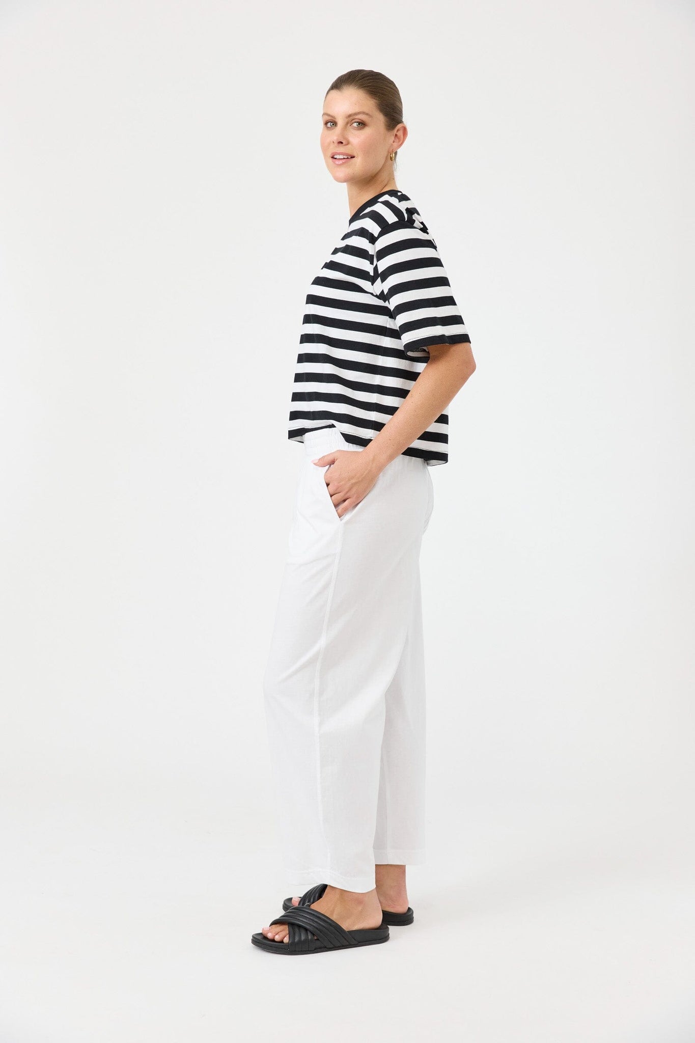 Studio Traveller Pant - Salt