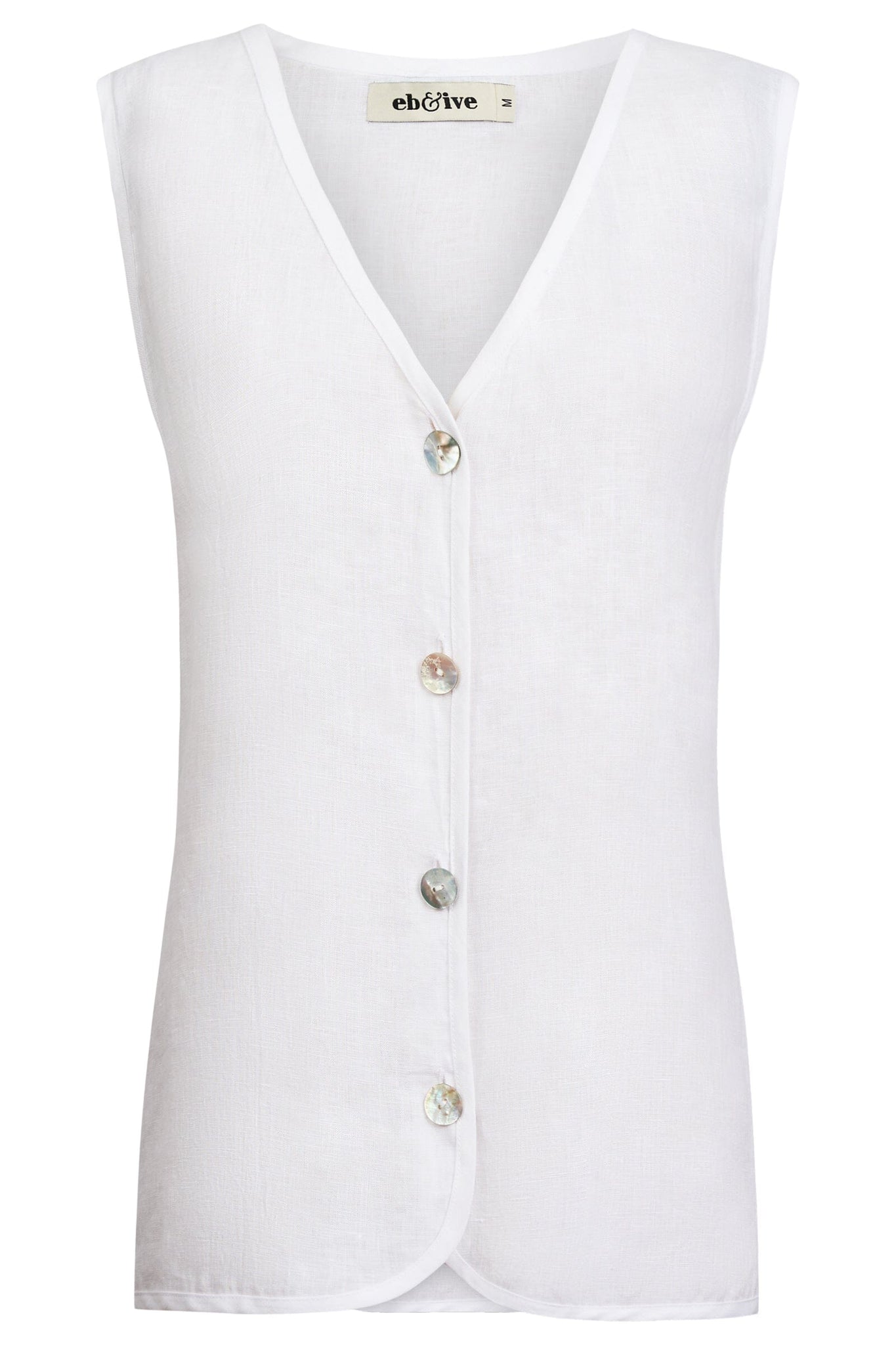 Miramar Vest - White