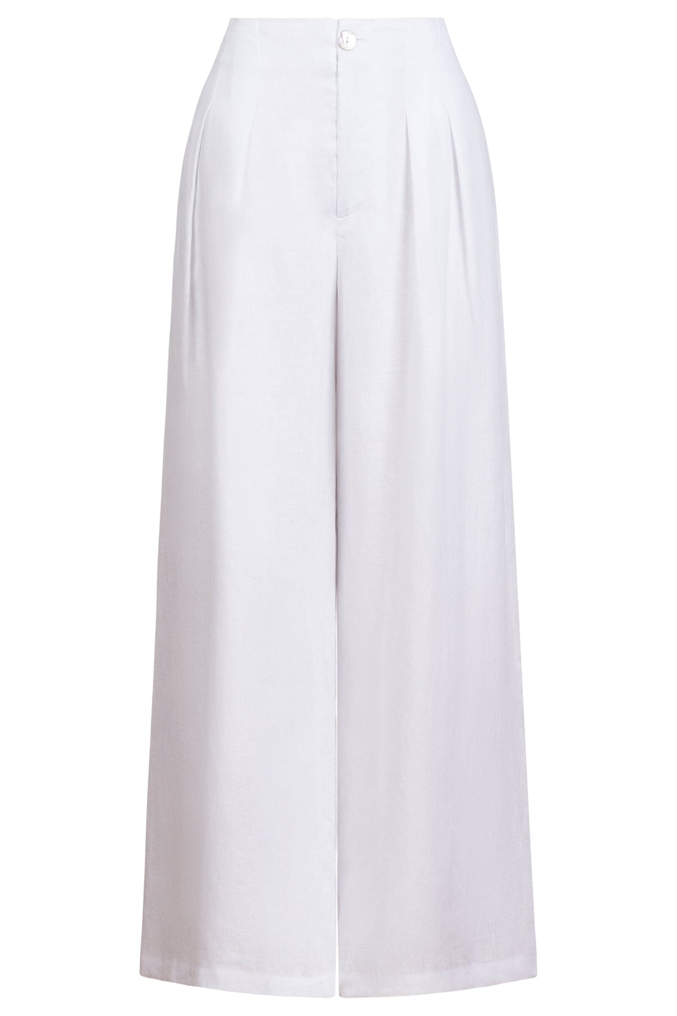 Miramar Palazzo Pant - White