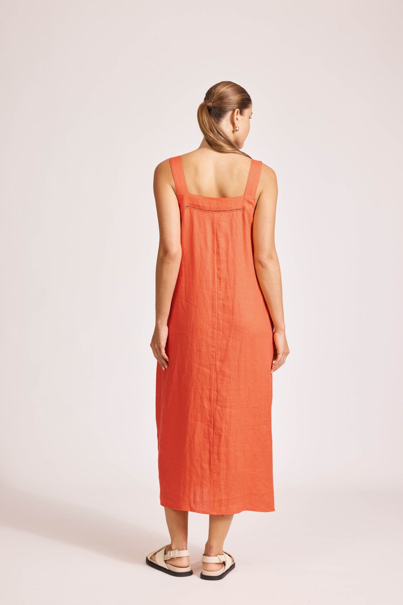 Miramar Tank Maxi Dress - Coral