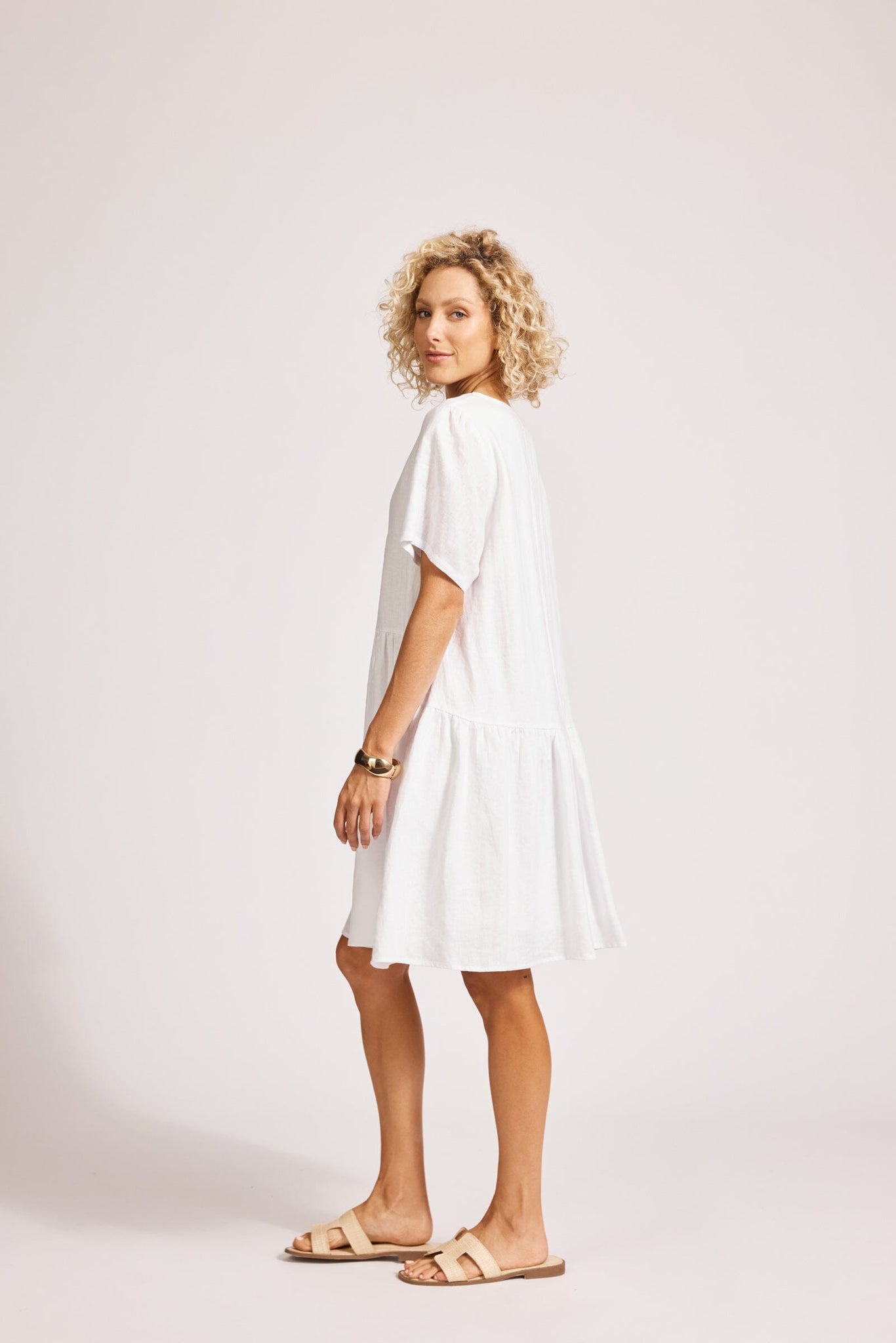 Miramar Midi Dress - White
