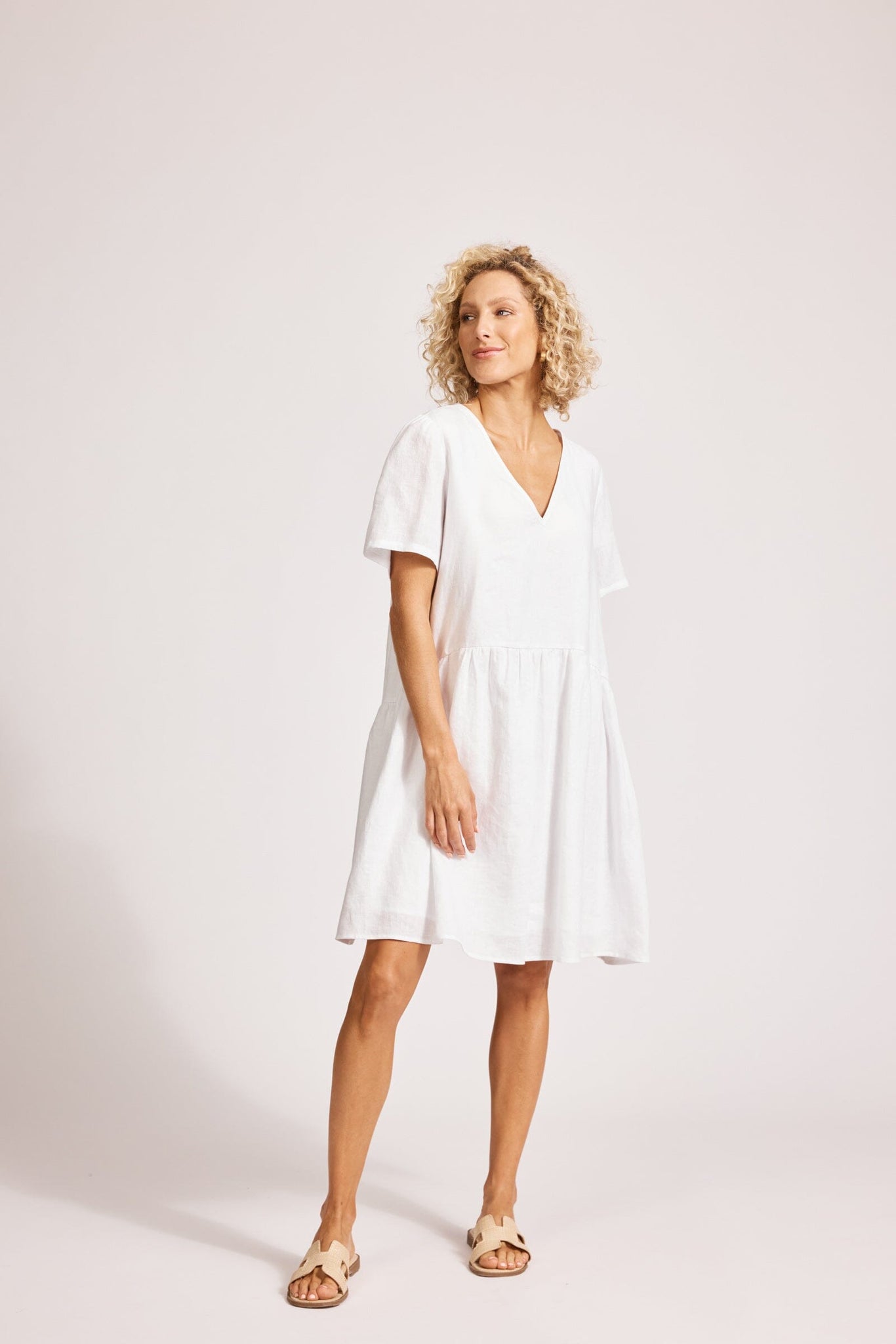 Miramar Midi Dress - White