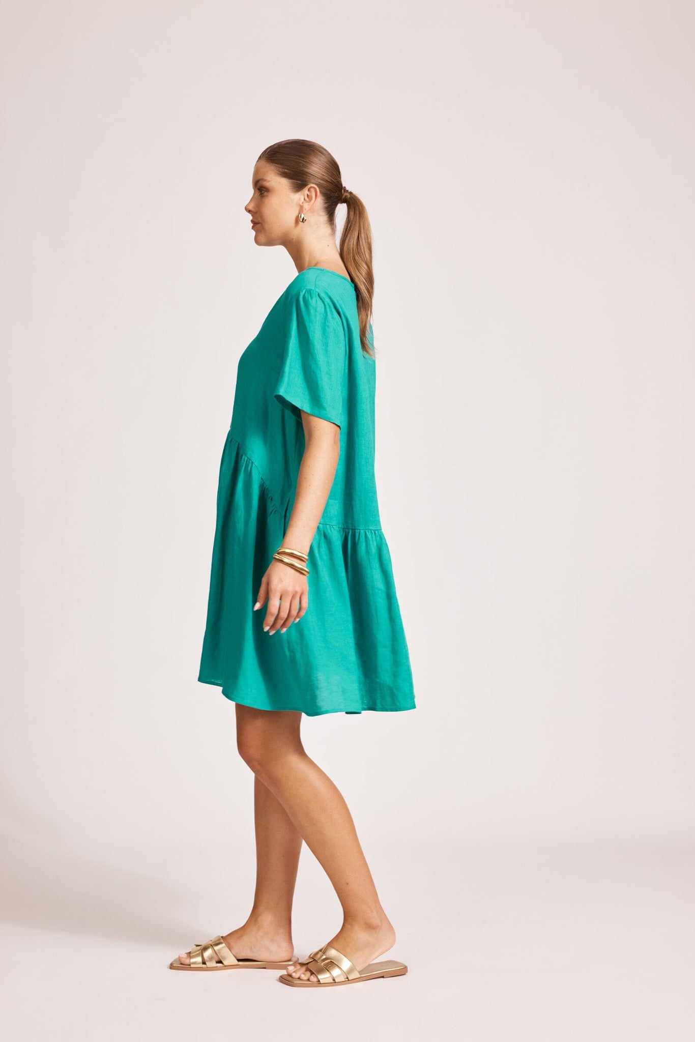 Miramar Midi Dress - Lagoon