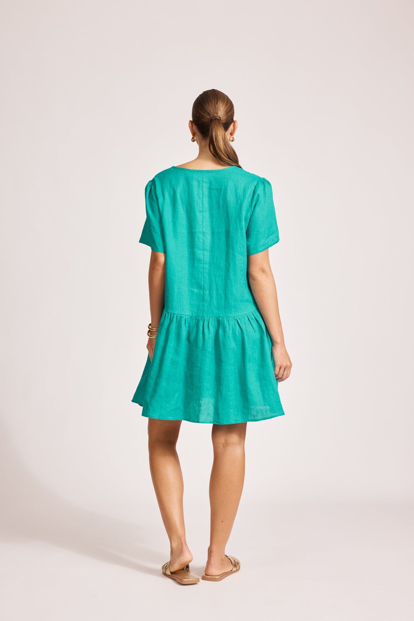 Miramar Midi Dress - Lagoon