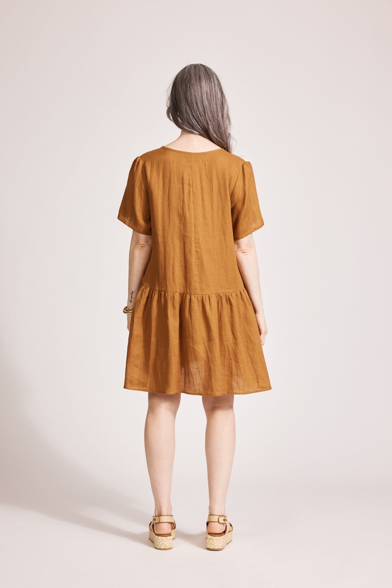 Miramar Midi Dress - Caramel