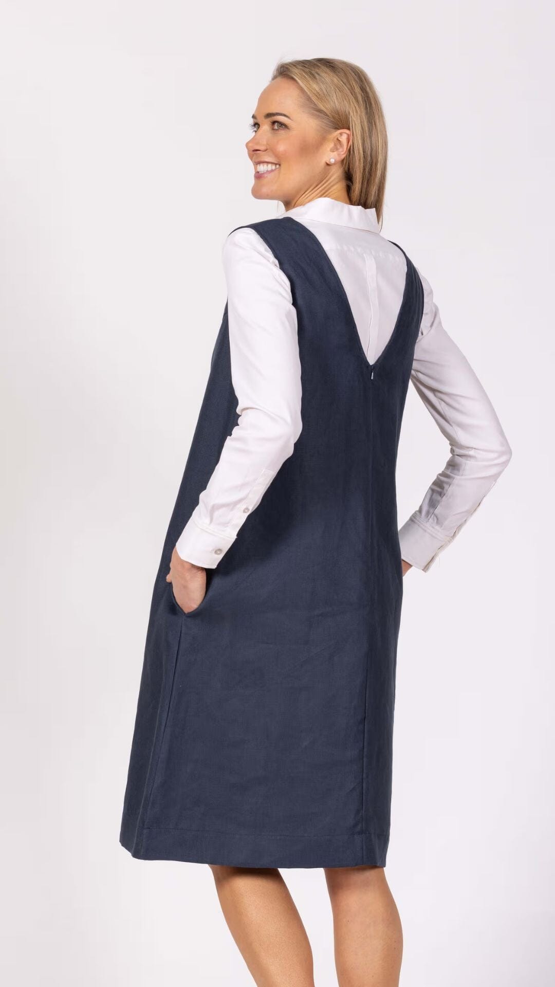 Twill Pinnafore