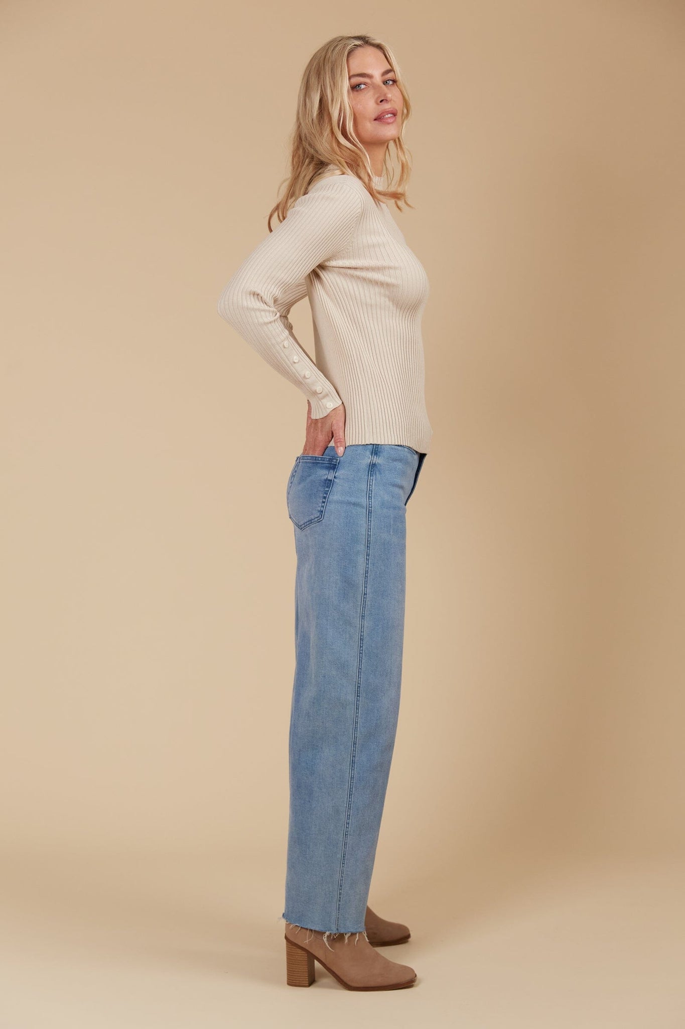 Juno Knit Top Canvas
