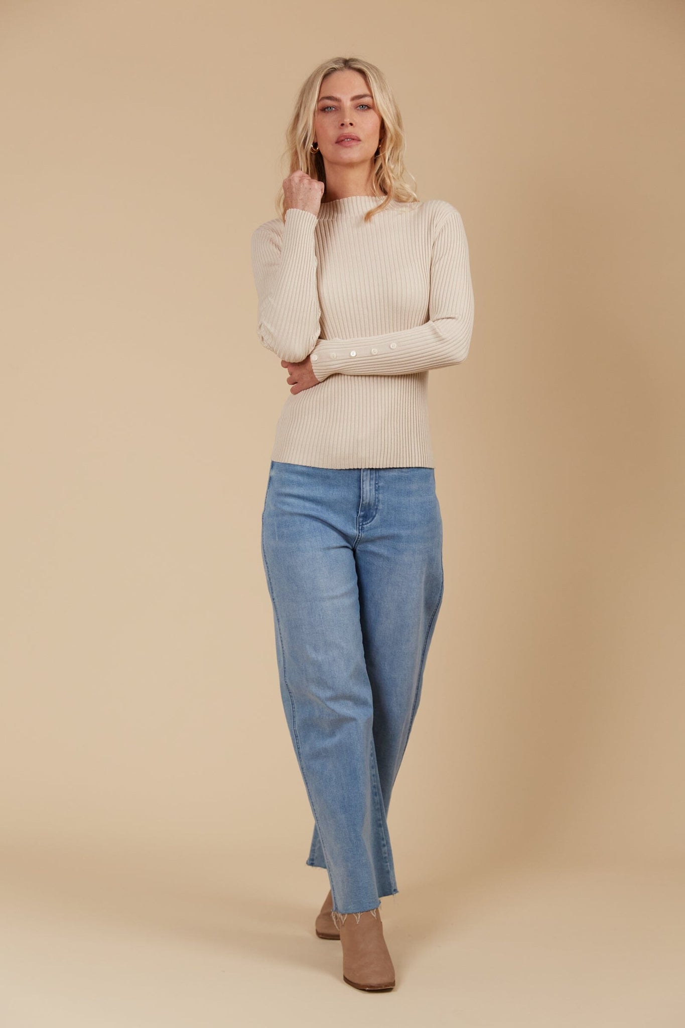 Juno Knit Top Canvas