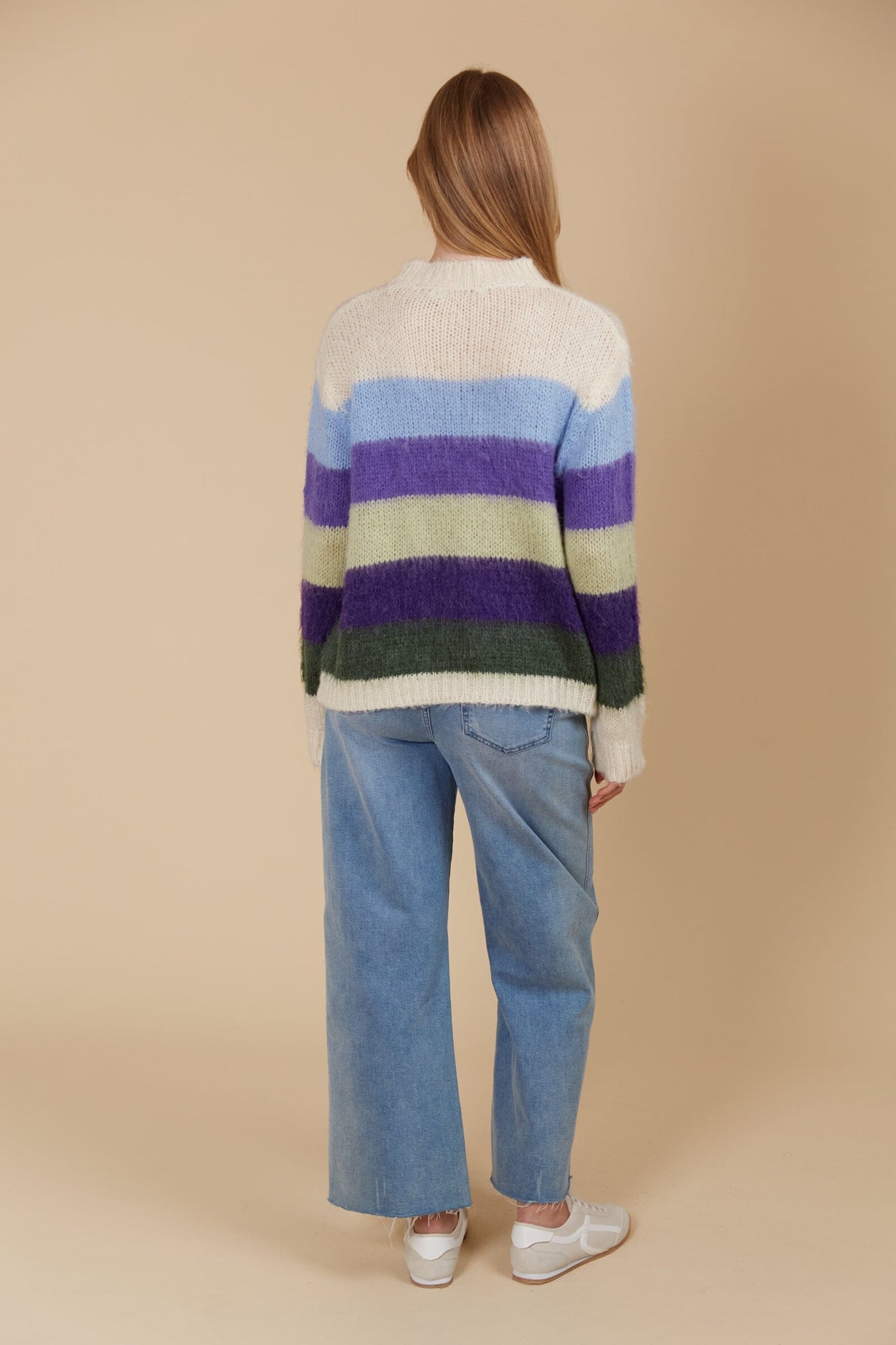Pallas Stripe Jumper Violet