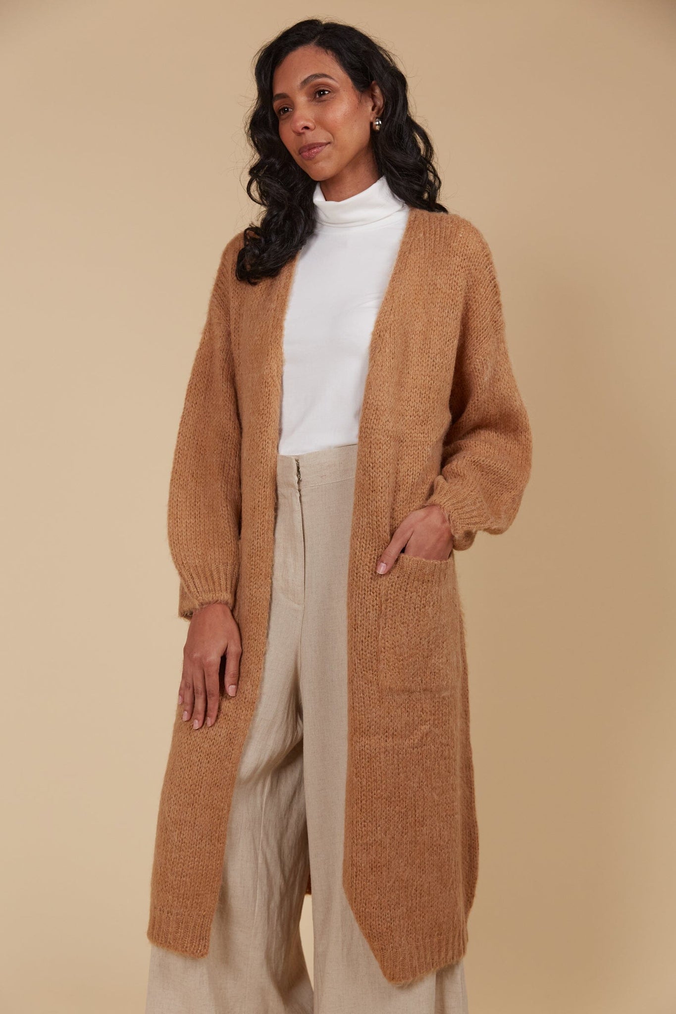 Pallas Cardigan - Toffee