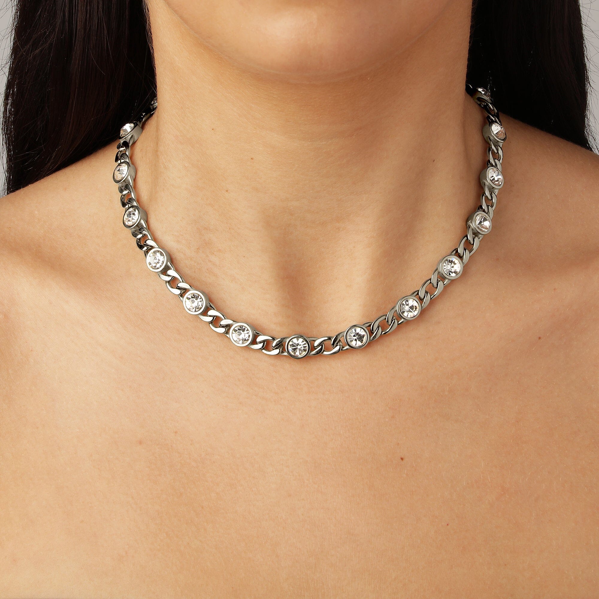 Collana SS Crystal