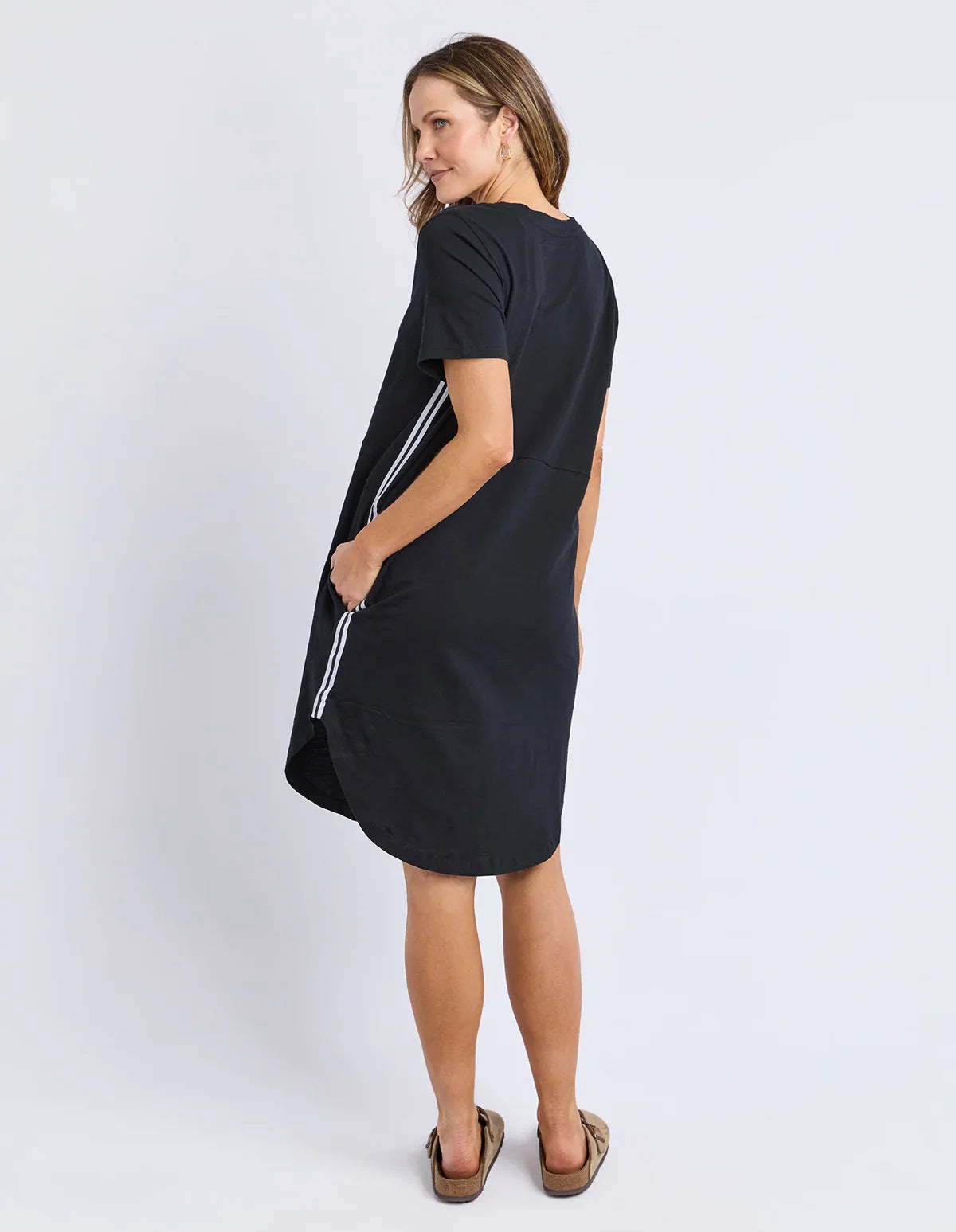 Bay Tape dress Black