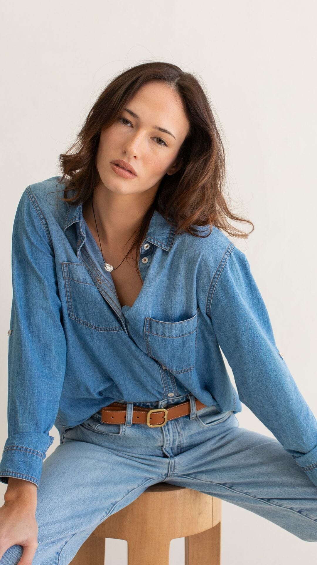 Denim Boyfriend Shirt