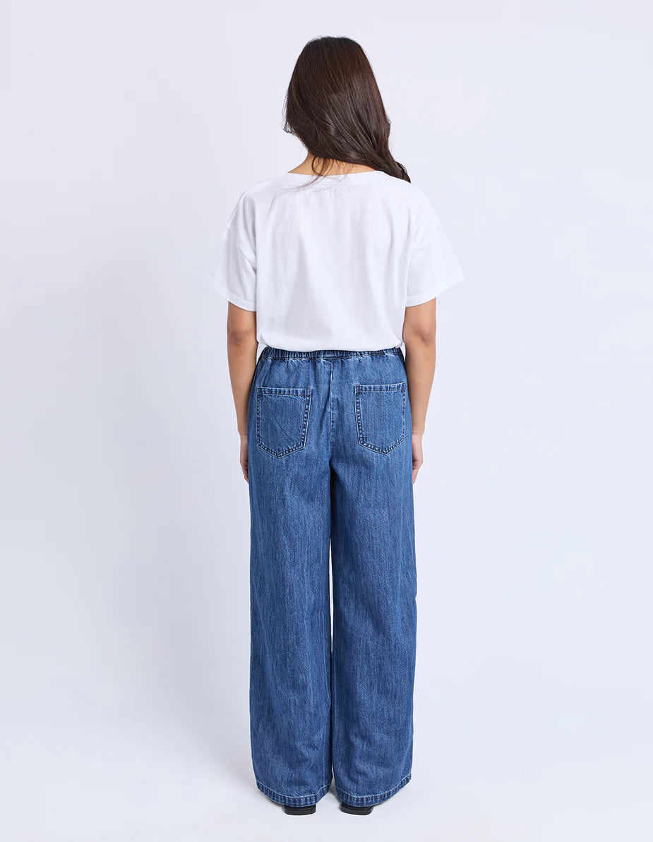 Delvine Jean Mid Blue