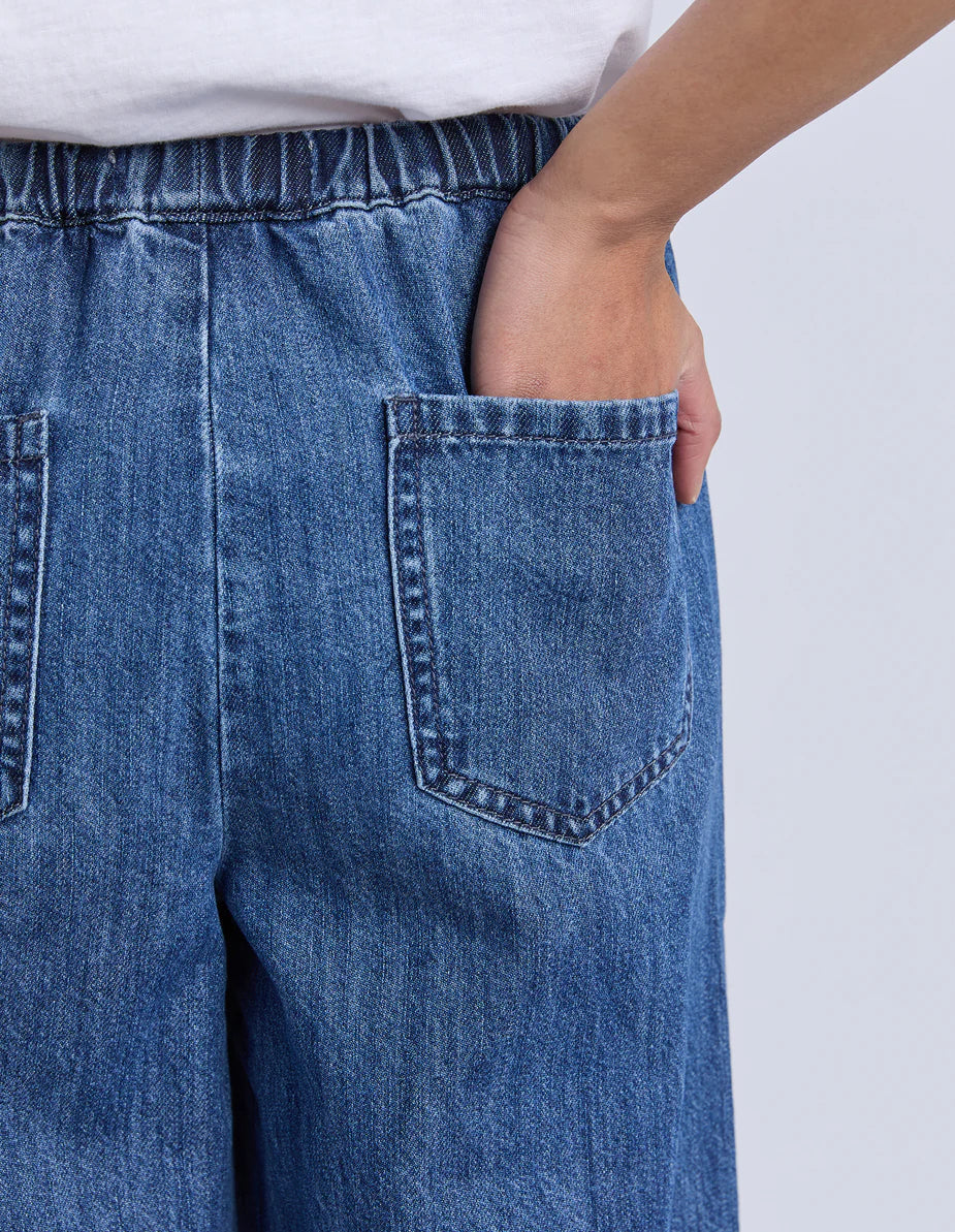 Delvine Jean Mid Blue