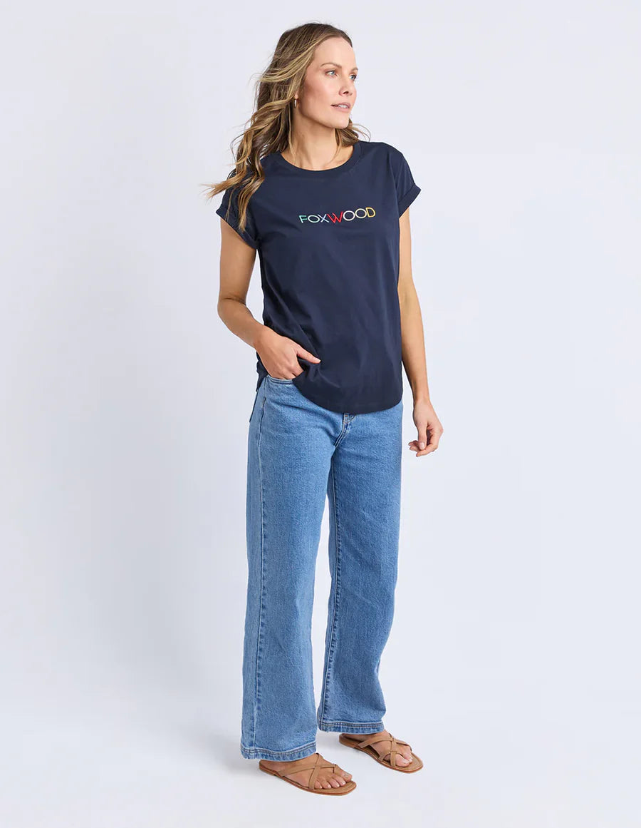 Confetti Tee Navy
