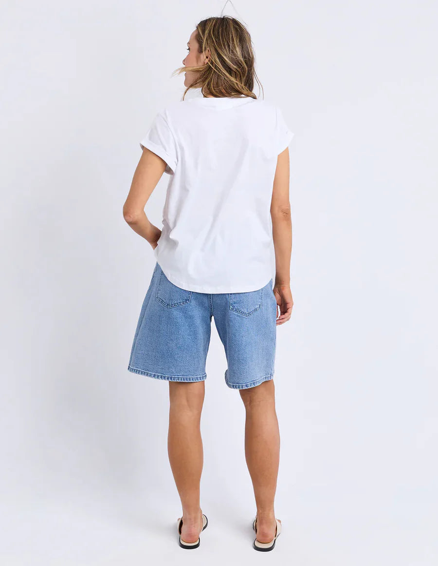 Confetti Tee White