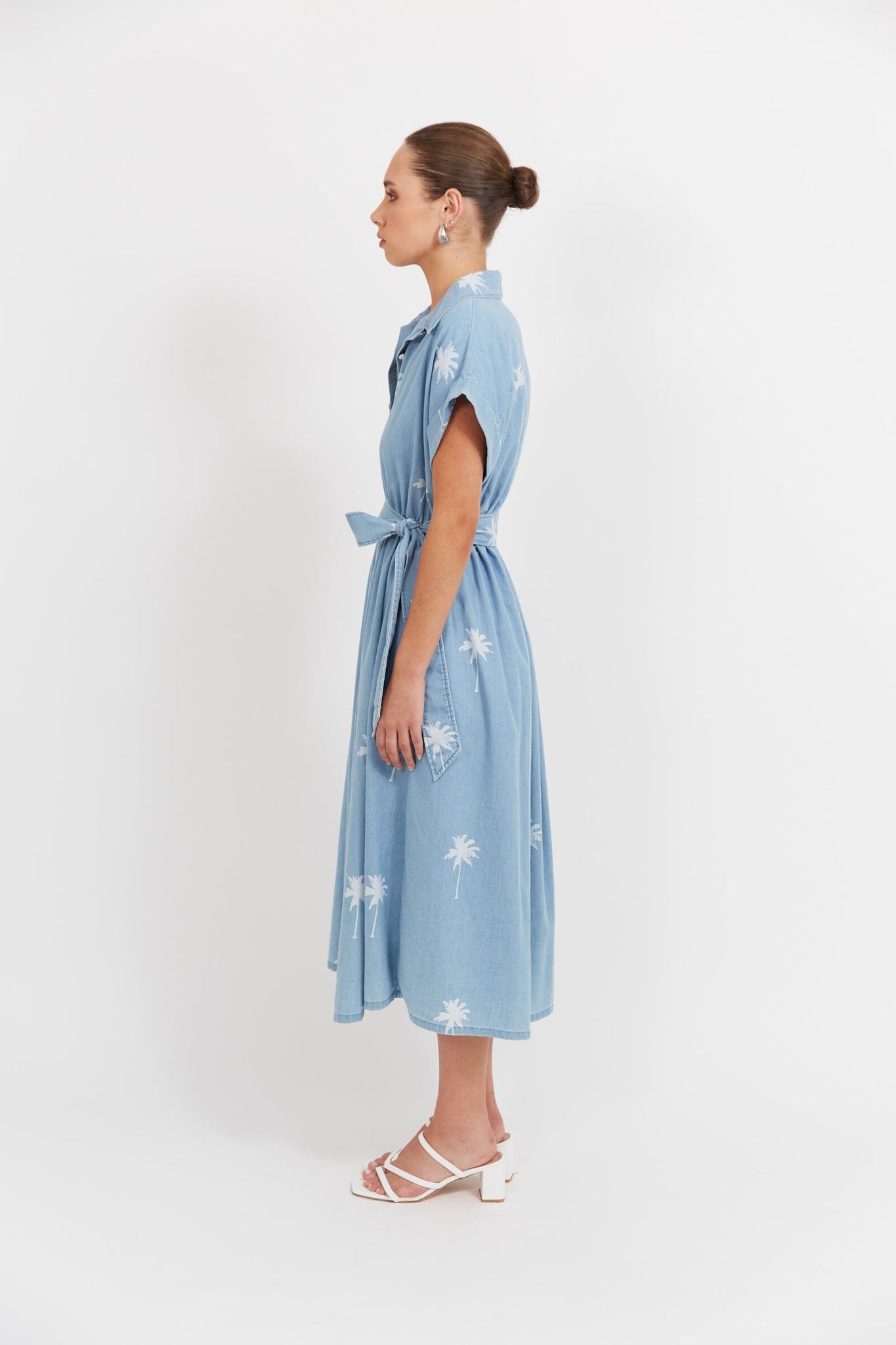 Montego Denim Shirt Dress - Safira