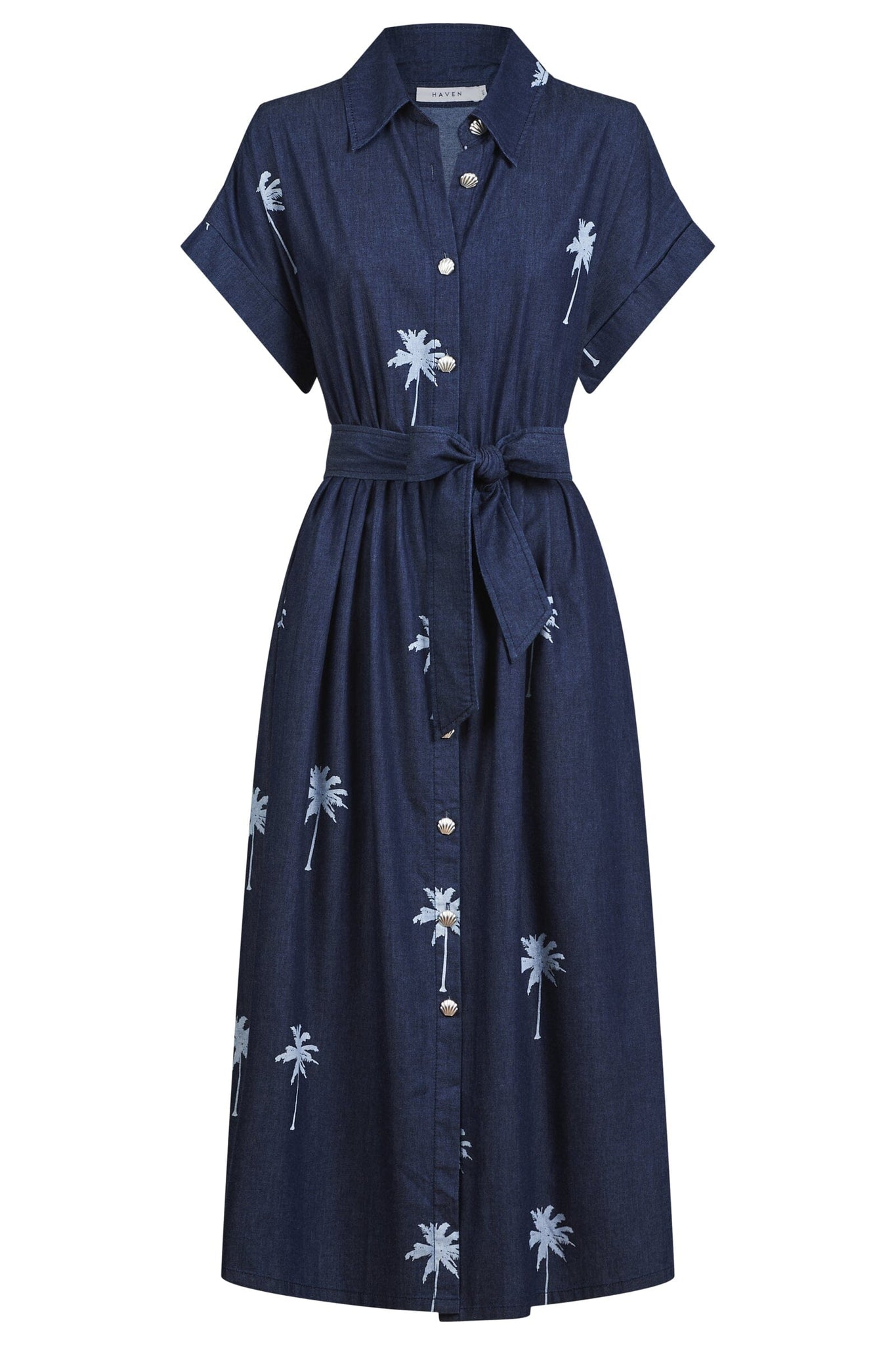 Montego Denim Shirt Dress - Indigo