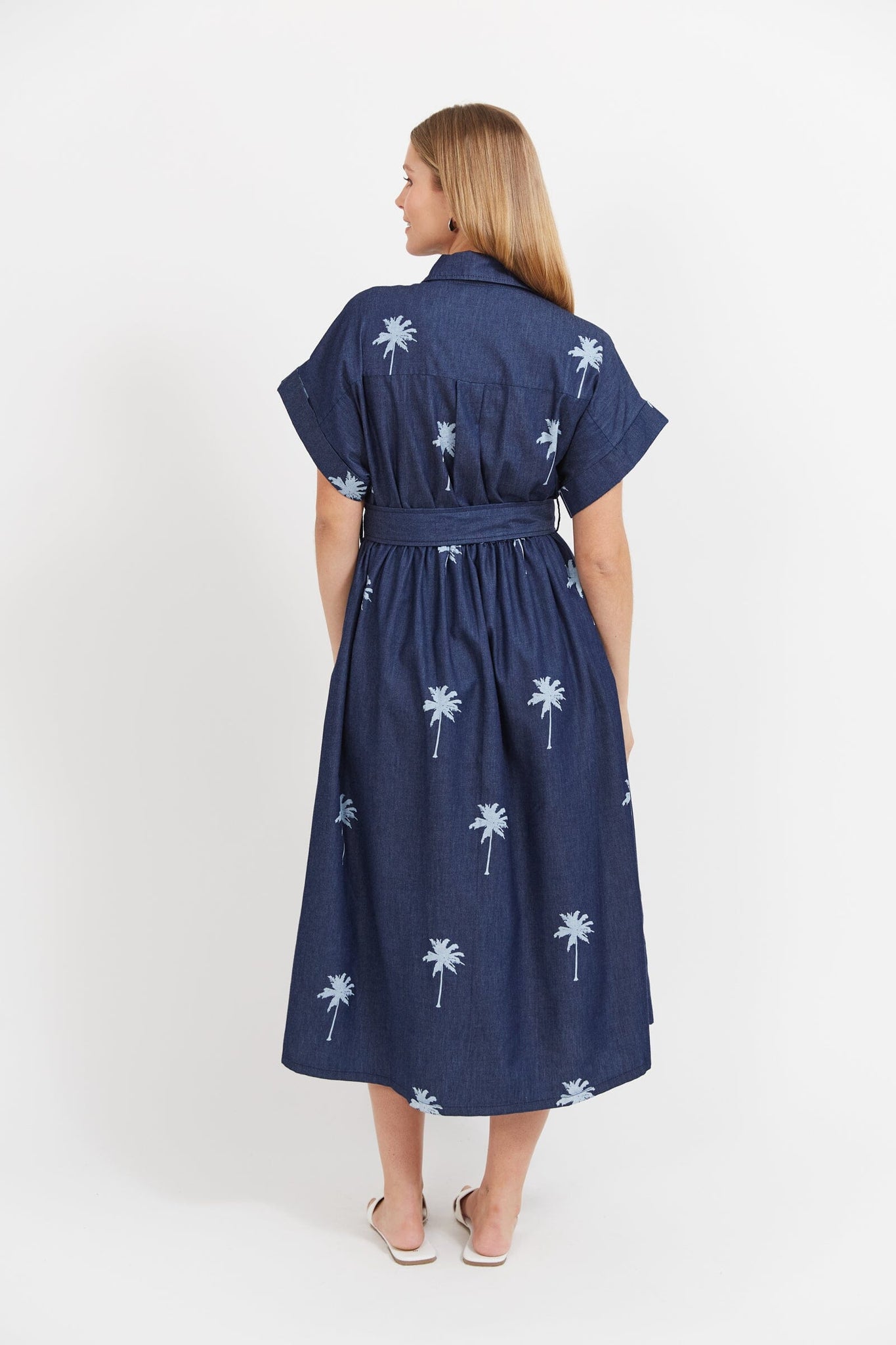 Montego Denim Shirt Dress - Indigo