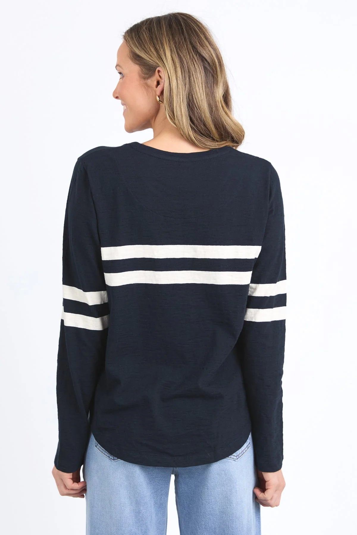 Adora Long Sleeve Tee Navy