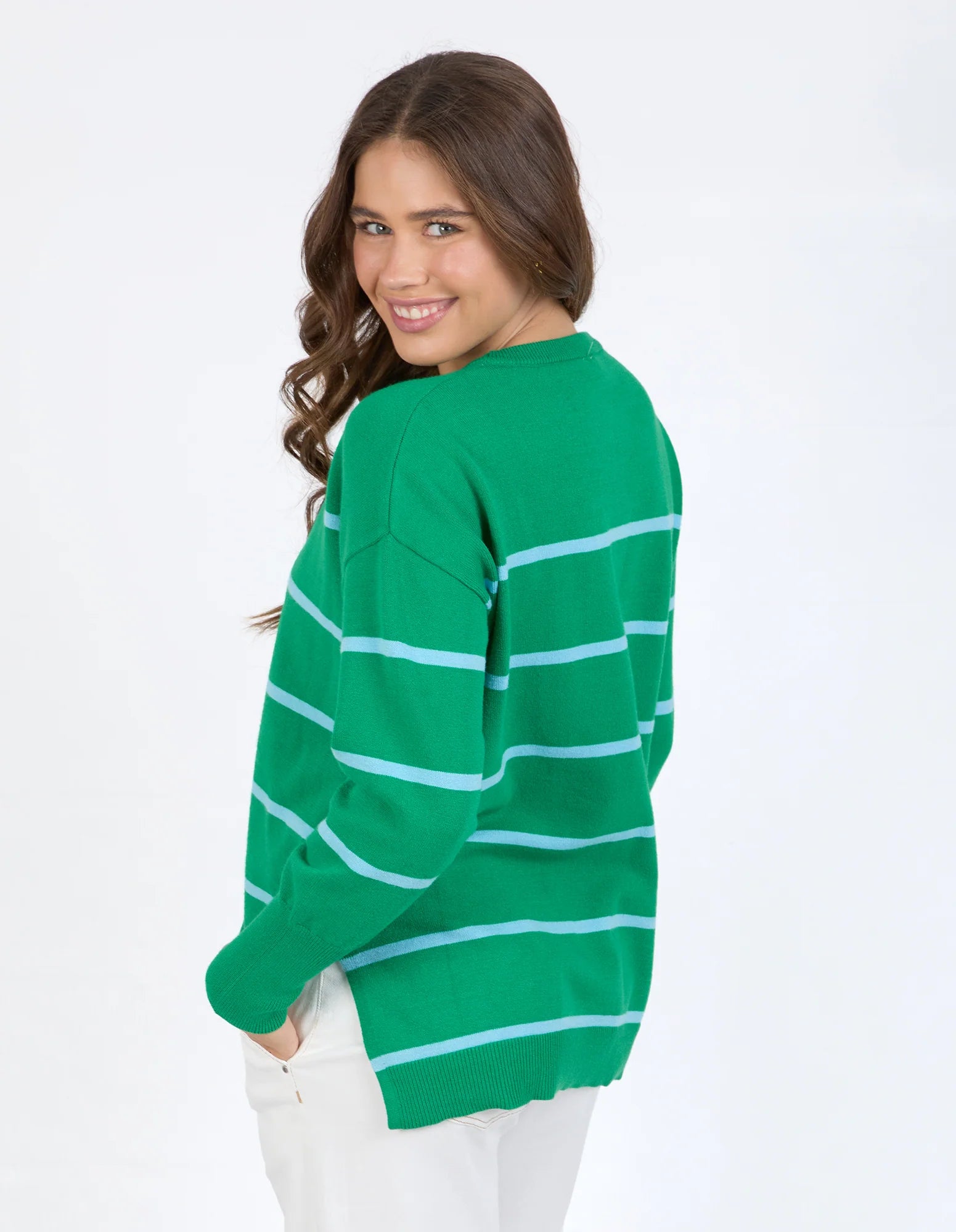 Charli Stripe Knit Pine