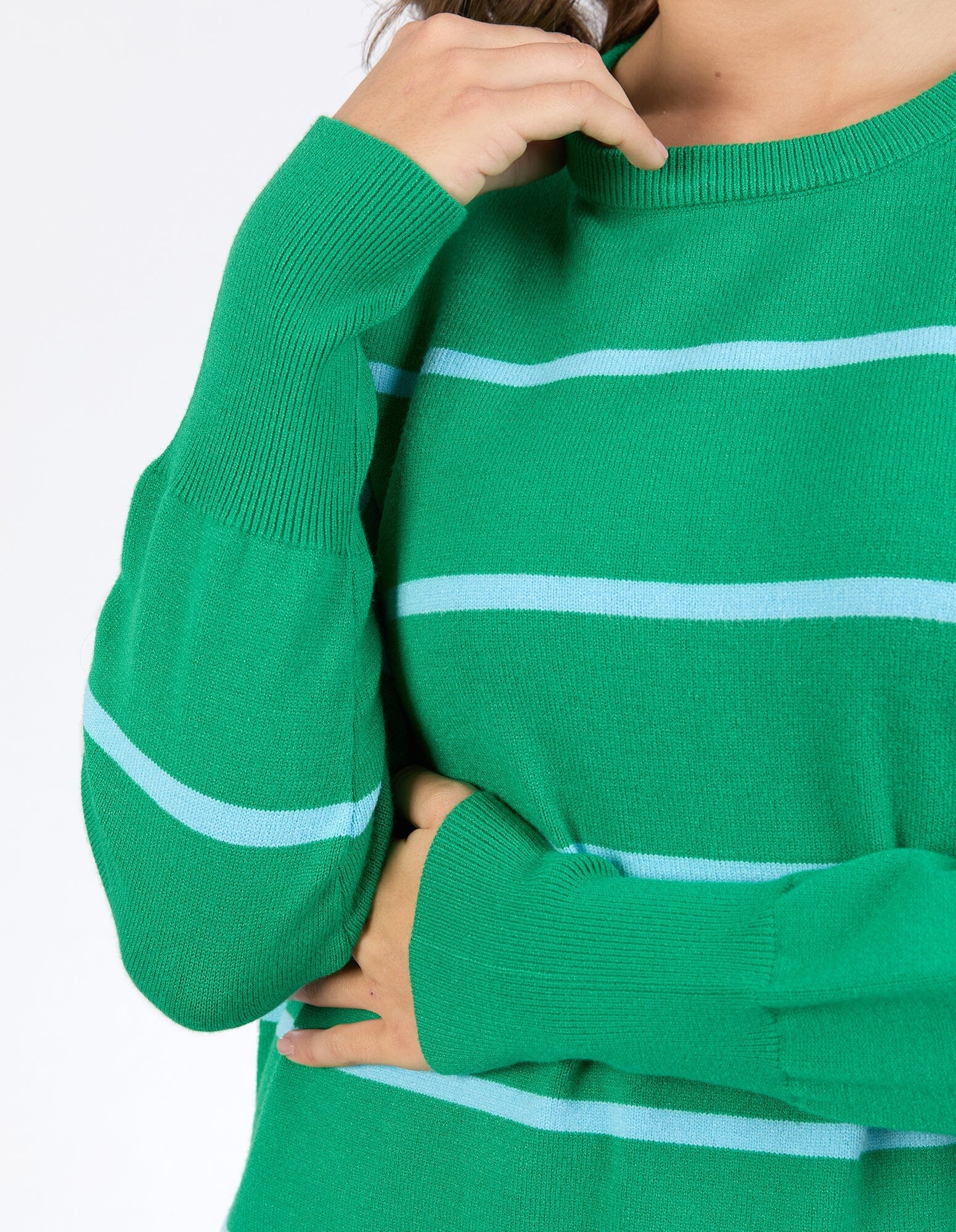 Charli Stripe Knit Pine