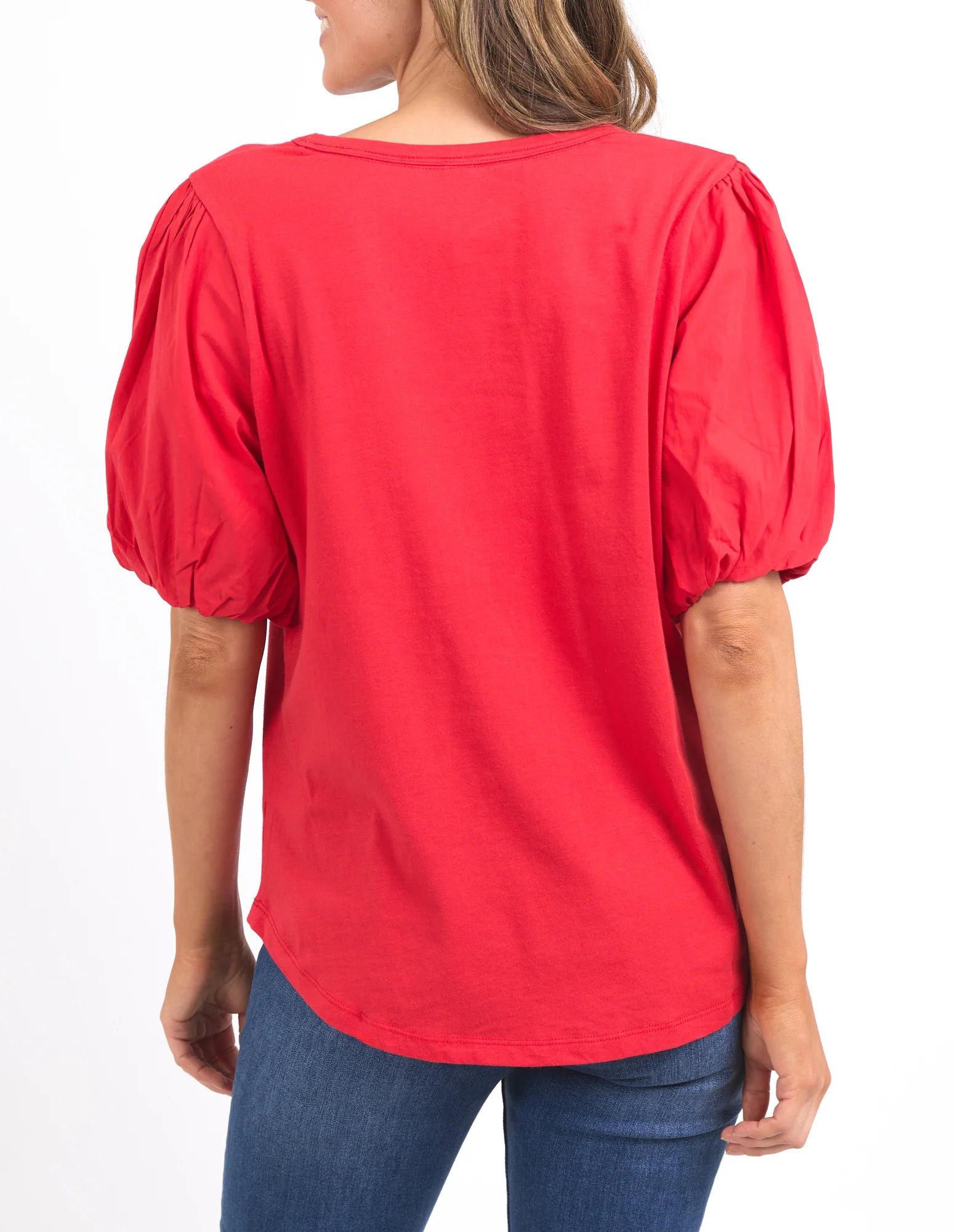 Joy S/S Tee Bittersweet Red