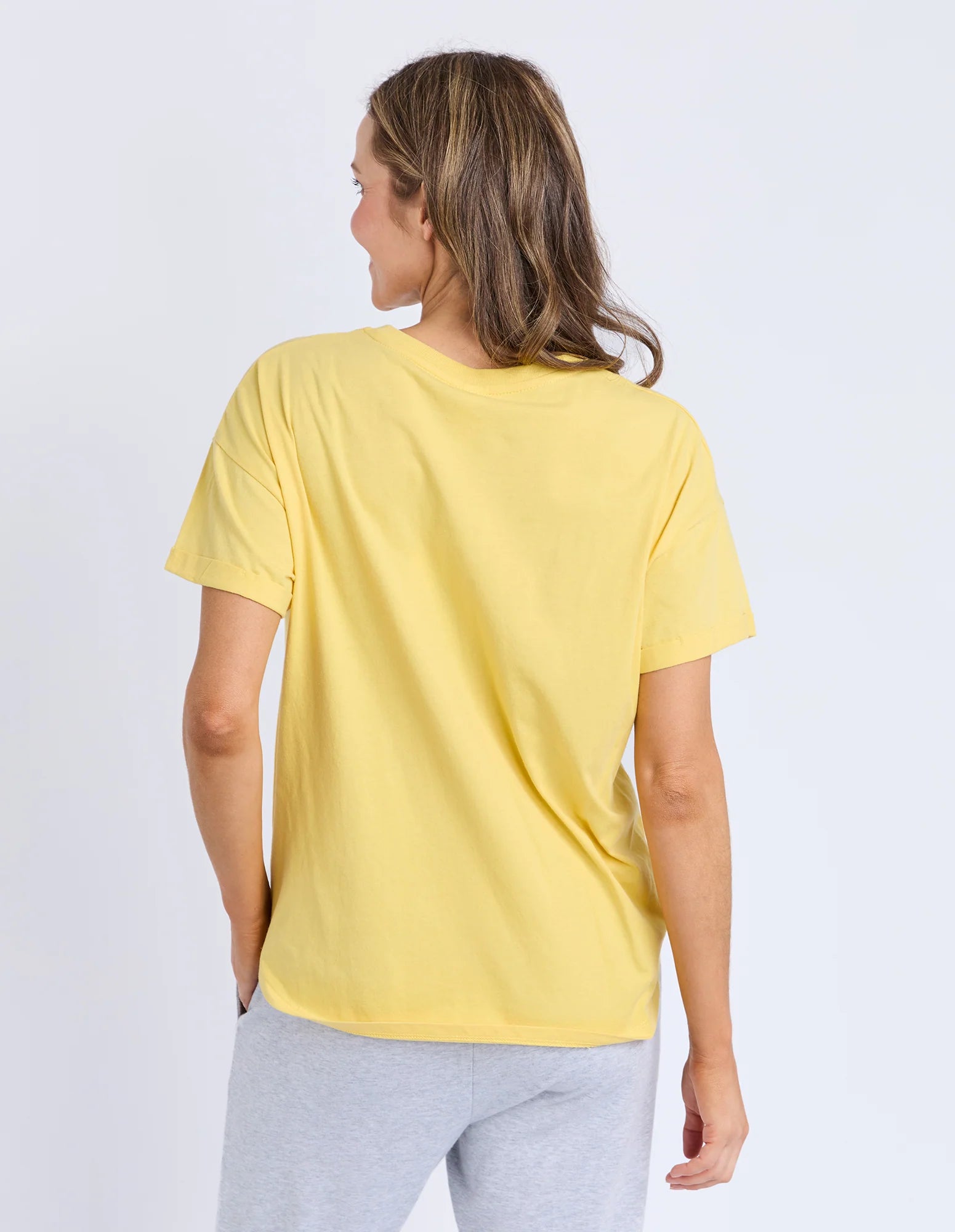 Halli SS Tee Lemon