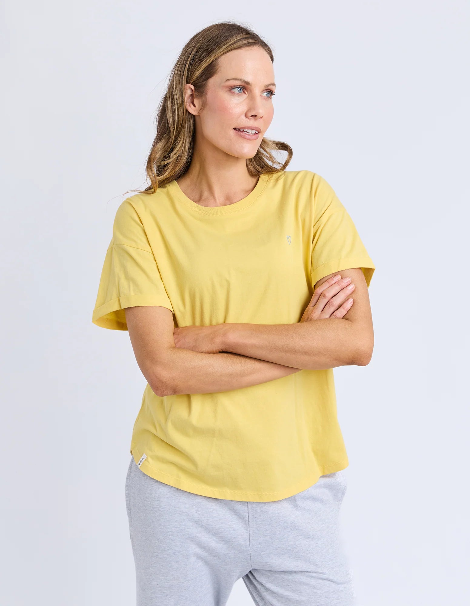 Halli SS Tee Lemon
