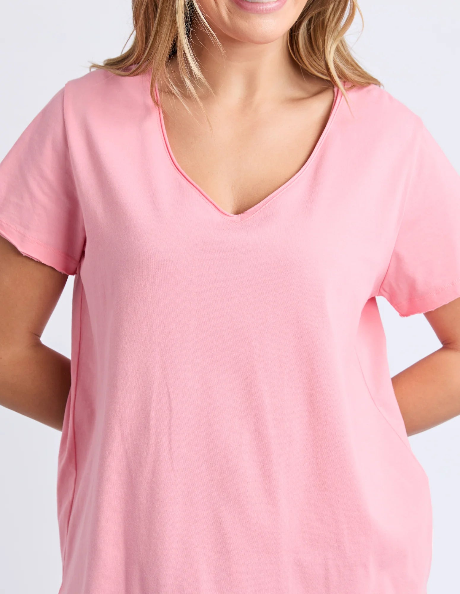 Pima Vee Tee Charm Pink