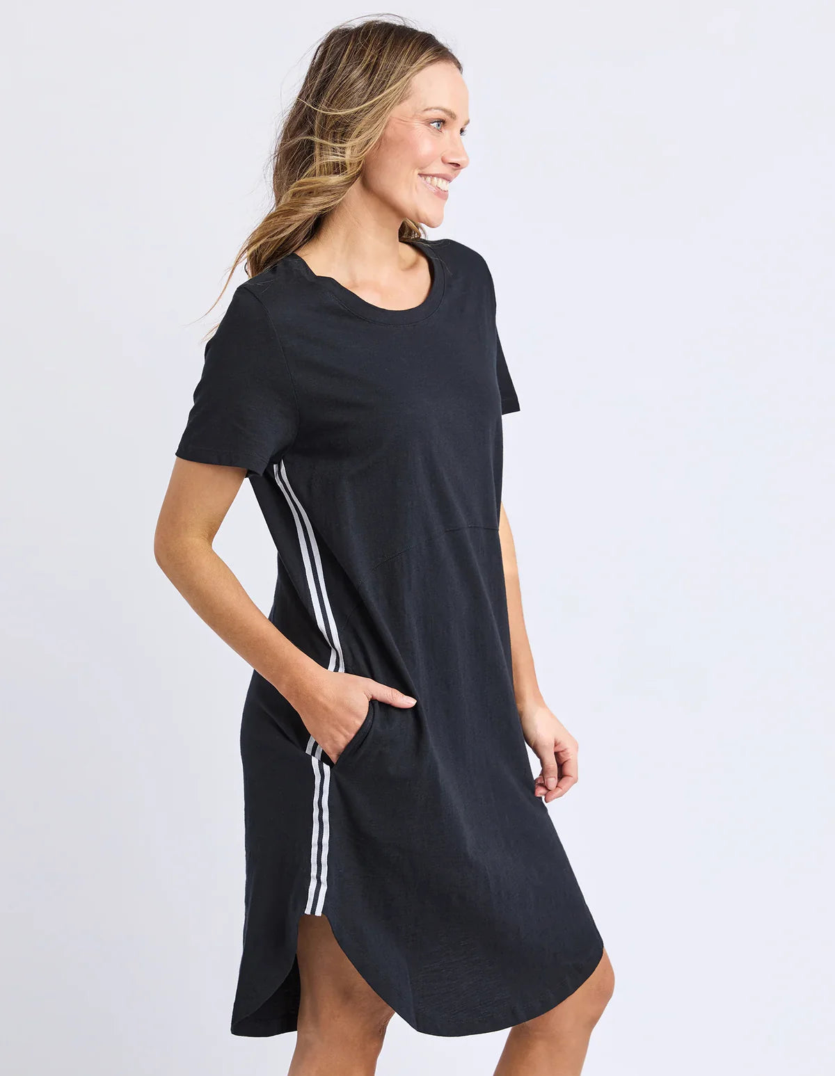 Bay Tape dress Black