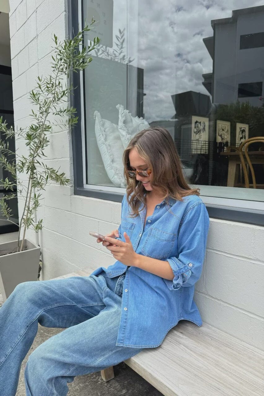Denim Boyfriend Shirt