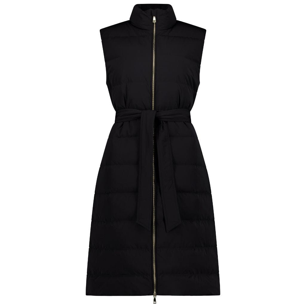 BELLA MAXI VEST BLACK