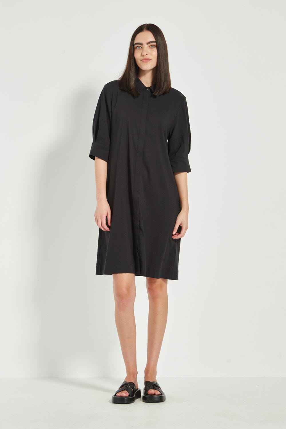 ACROBAT NORI DRESS - BLACK
