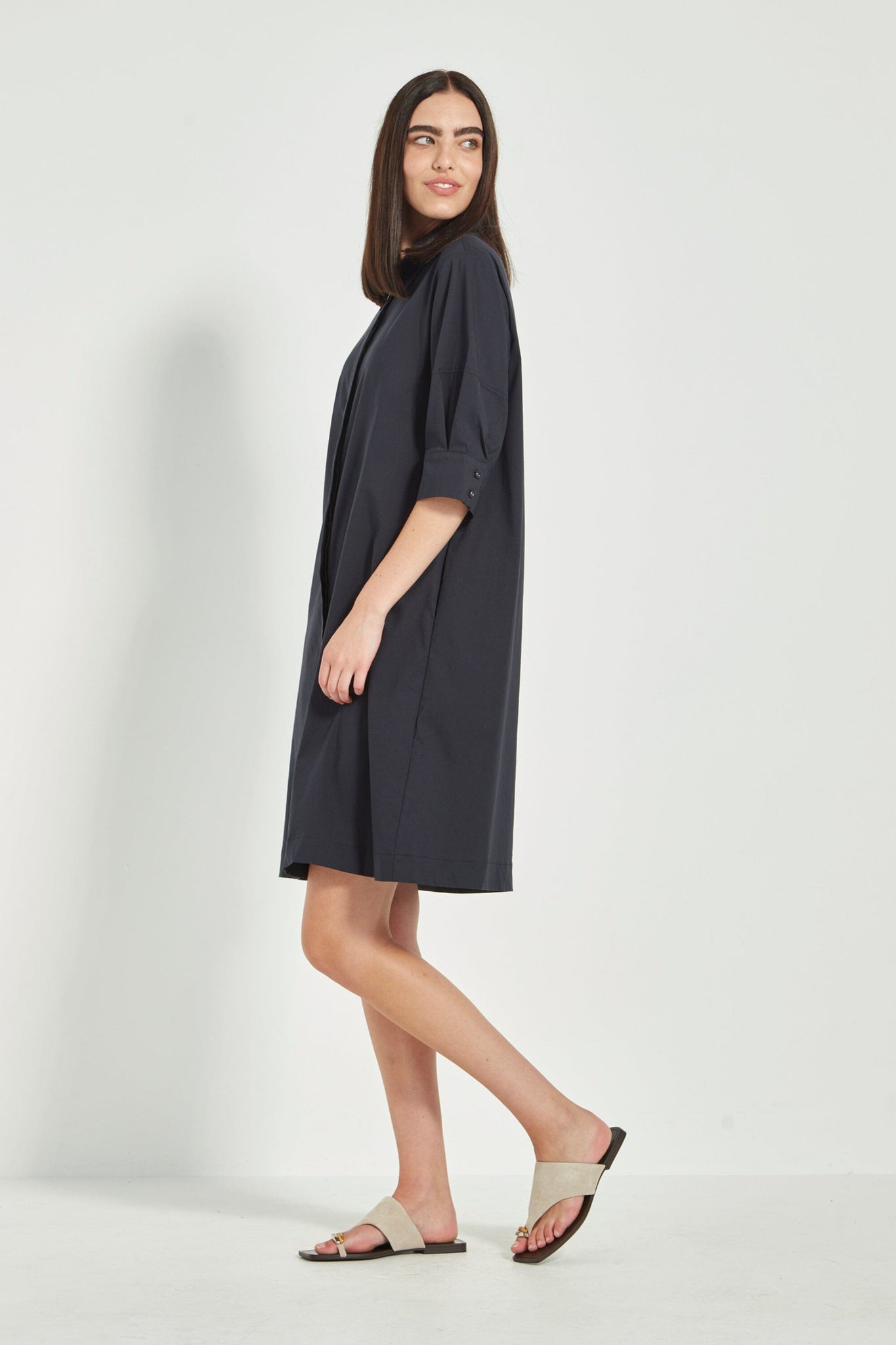 ACROBAT NORI DRESS - FRENCH INK